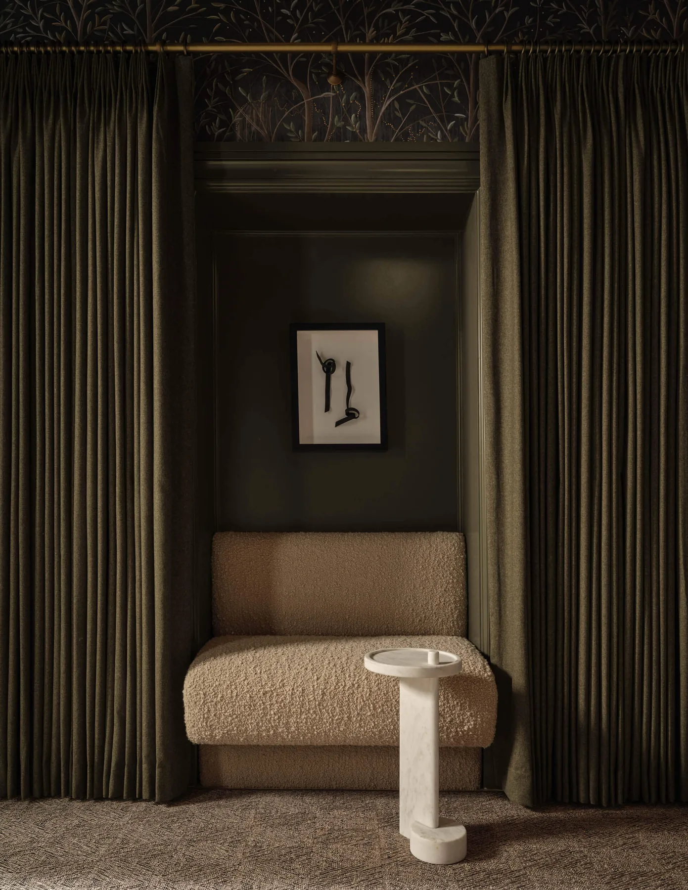 Room by Samantha Fischer Studio painted in Aegean Olive