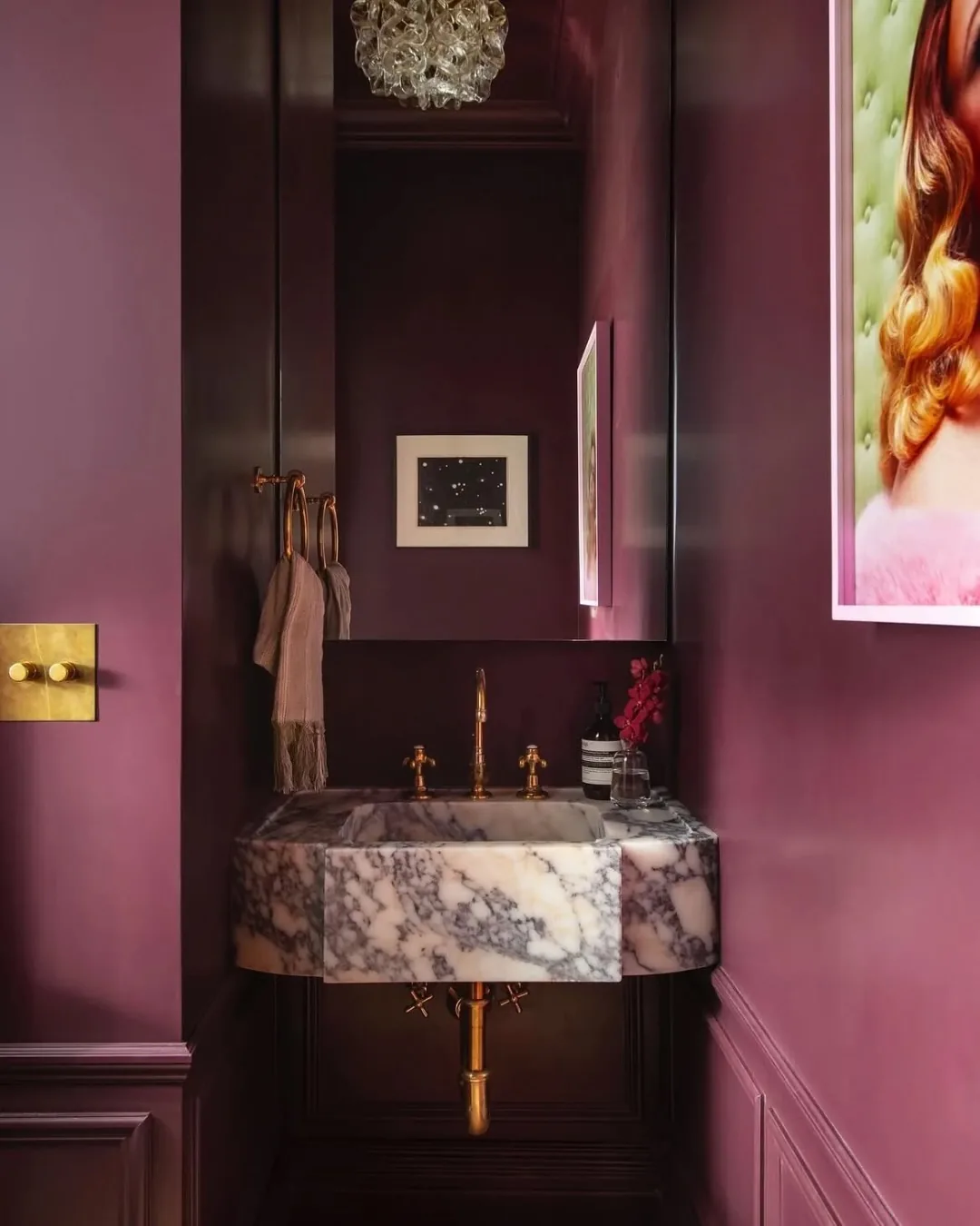 Room by Lauren Abalkan Designs painted in Brinjal