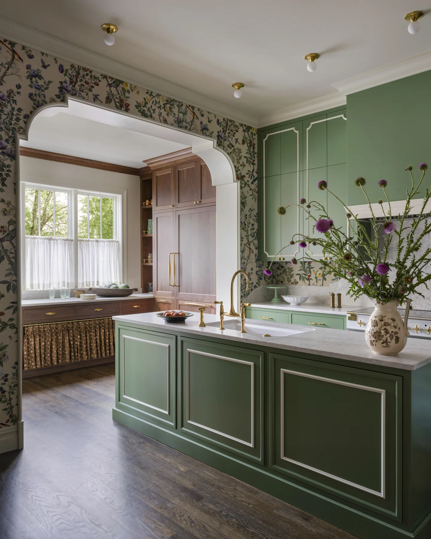 Room by Centered by Design painted in Calke Green