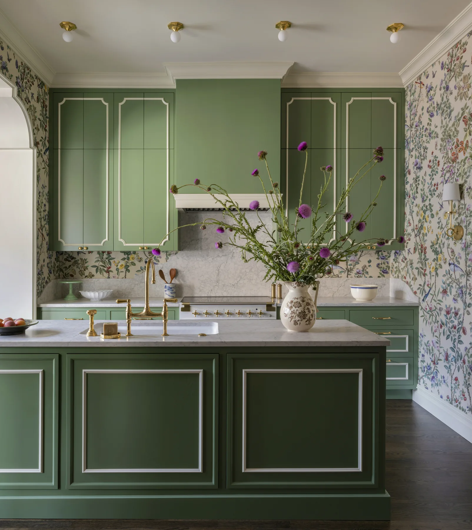 Room by Centered by Design painted in Calke Green