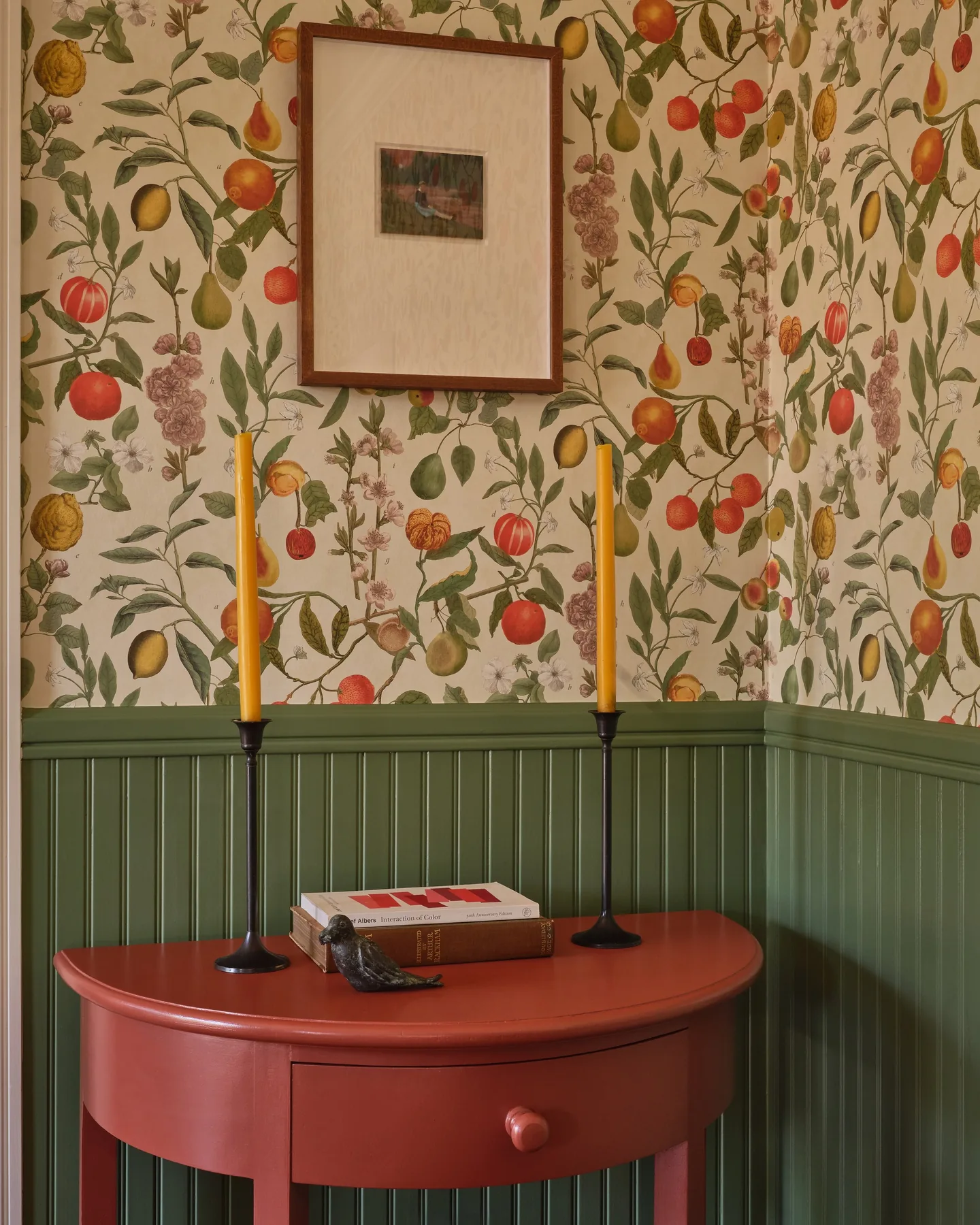 Room by Julia Chasman Design painted in Calke Green
