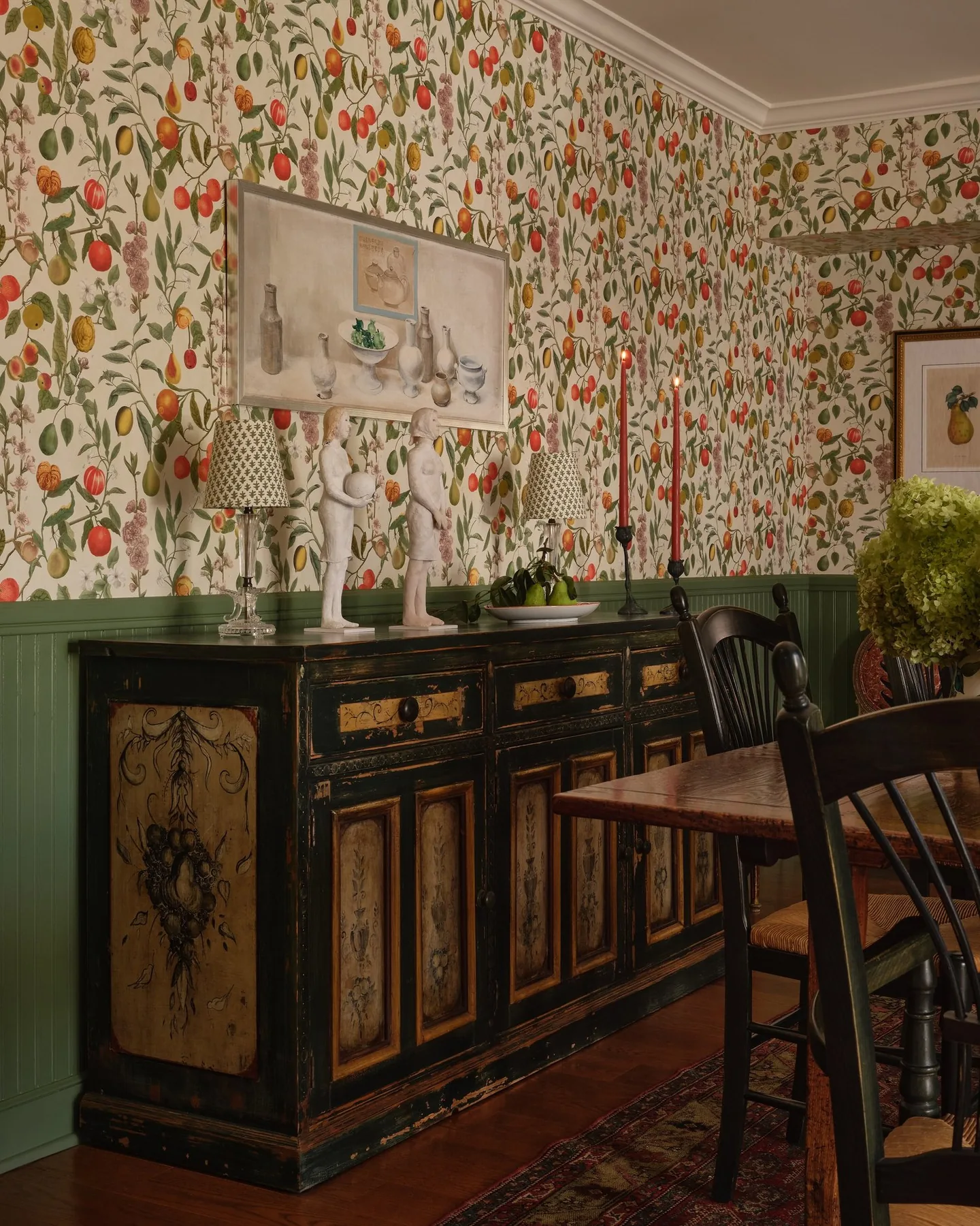 Room by Julia Chasman Design painted in Calke Green