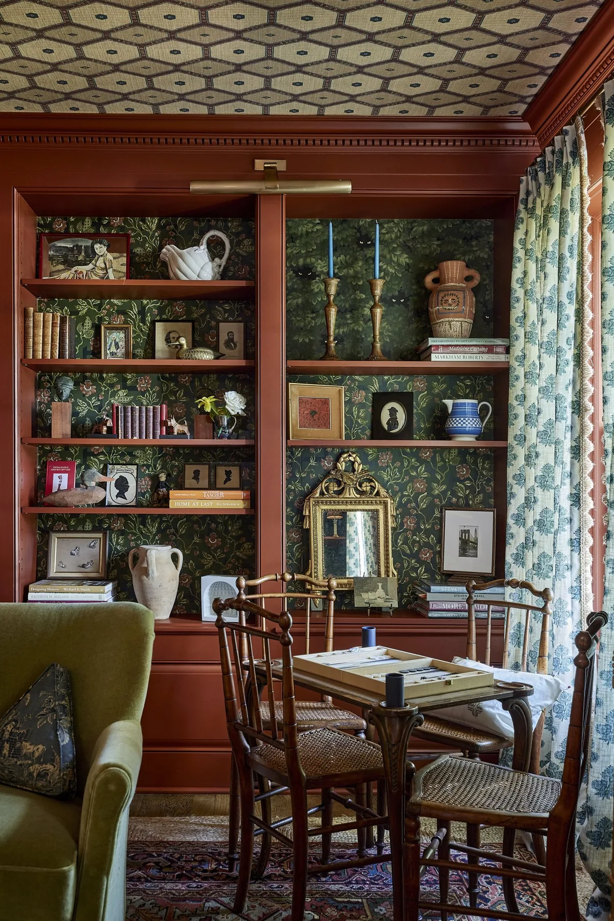 Room by Julia Chasman Design painted in Cherry Cola