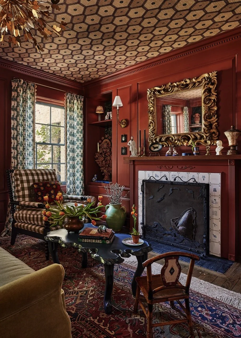 Room by Julia Chasman Design painted in Cherry Cola