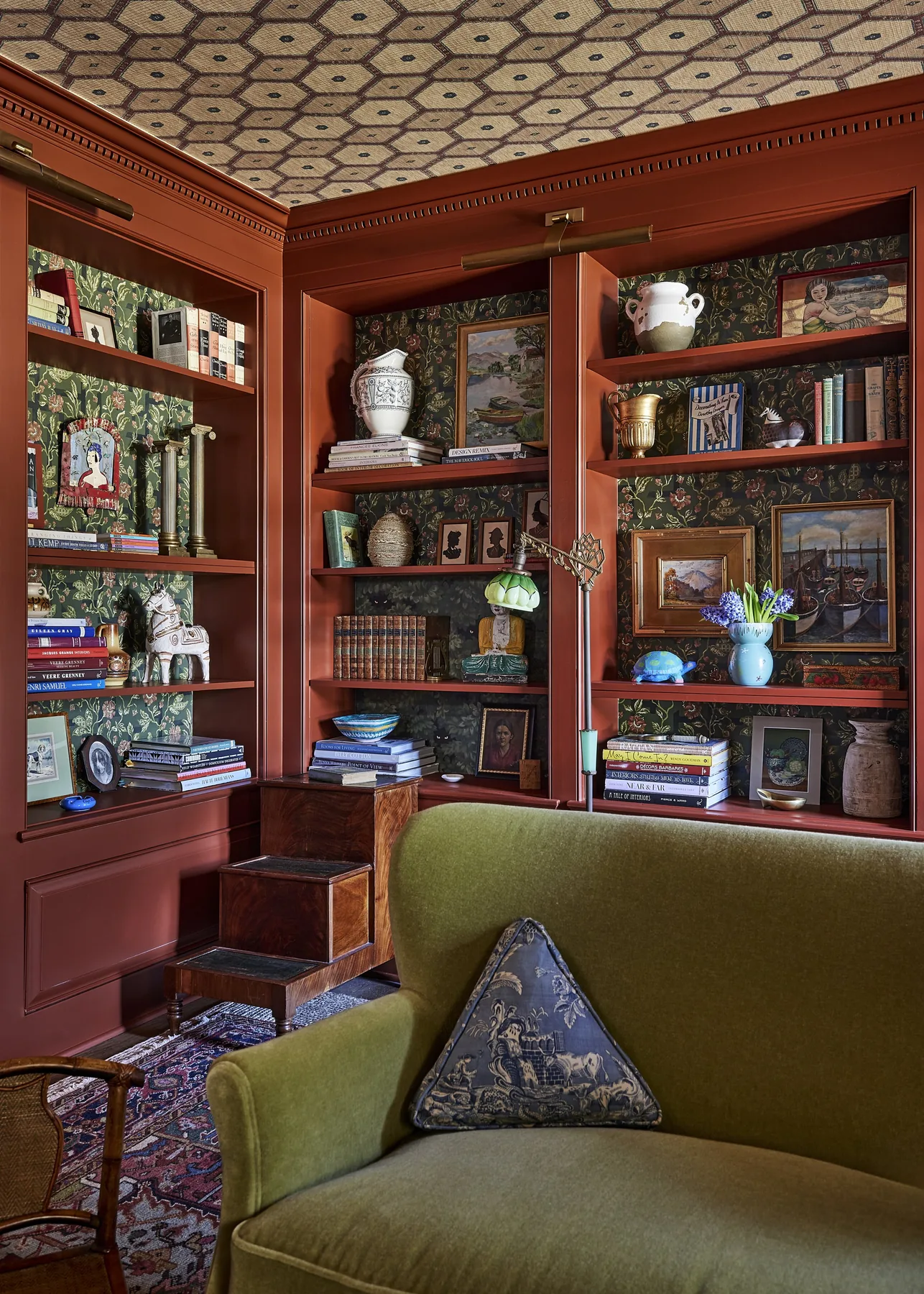 Room by Julia Chasman Design painted in Cherry Cola