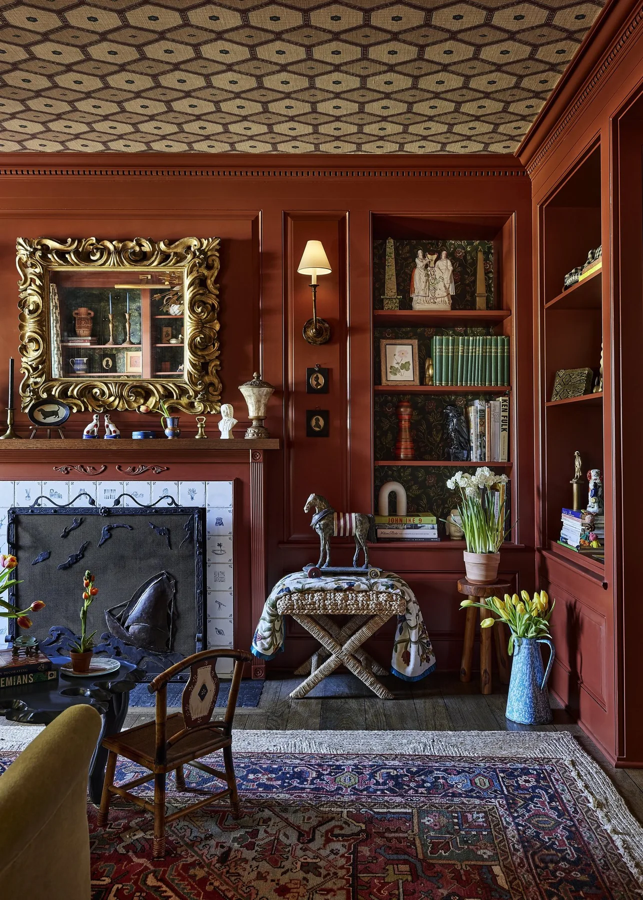 Room by Julia Chasman Design painted in Cherry Cola