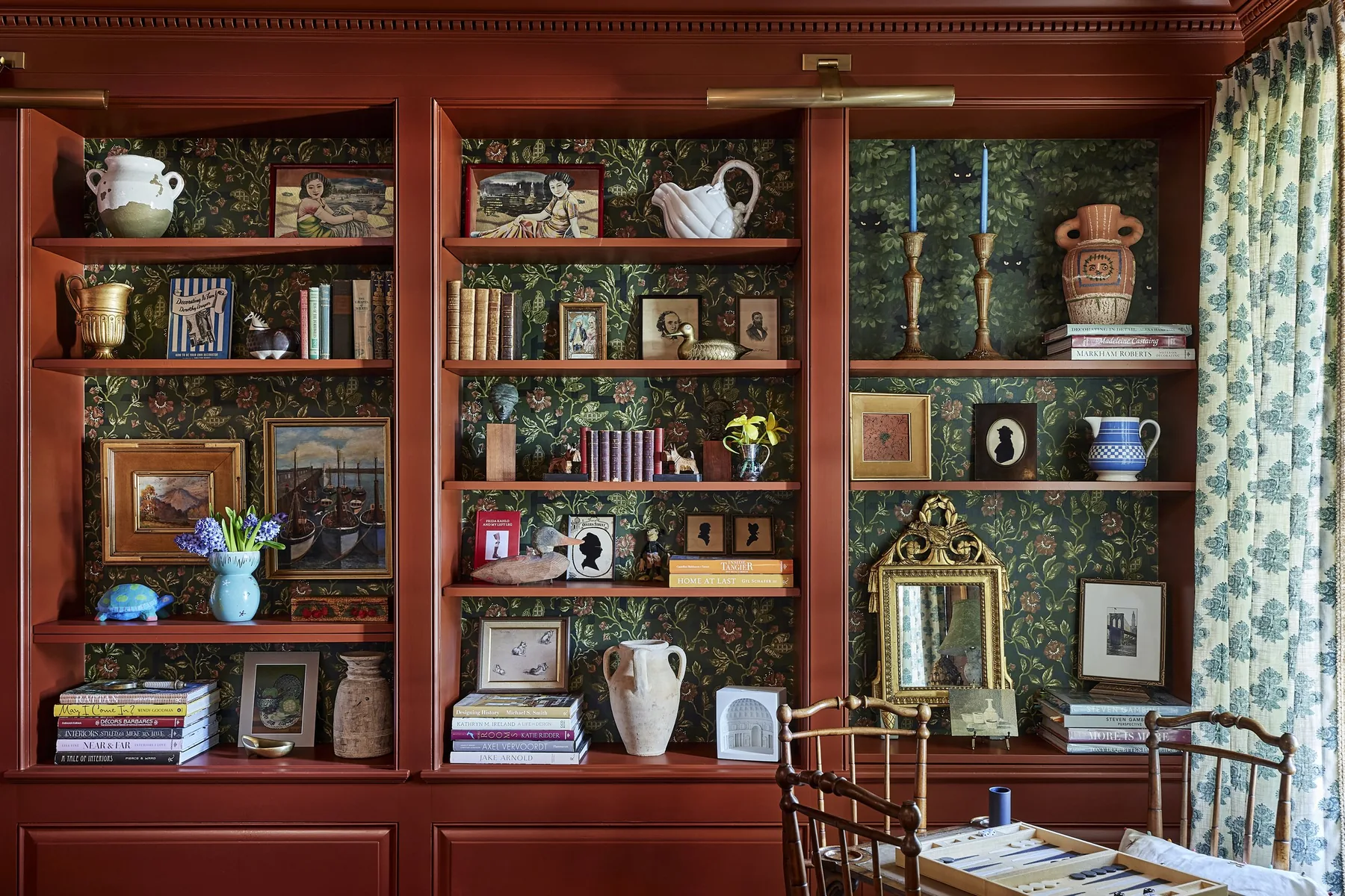 Room by Julia Chasman Design painted in Cherry Cola