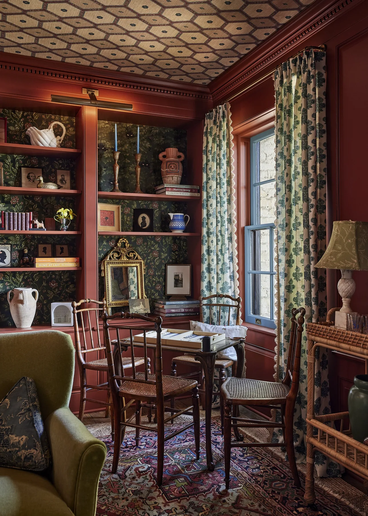 Room by Julia Chasman Design painted in Cherry Cola