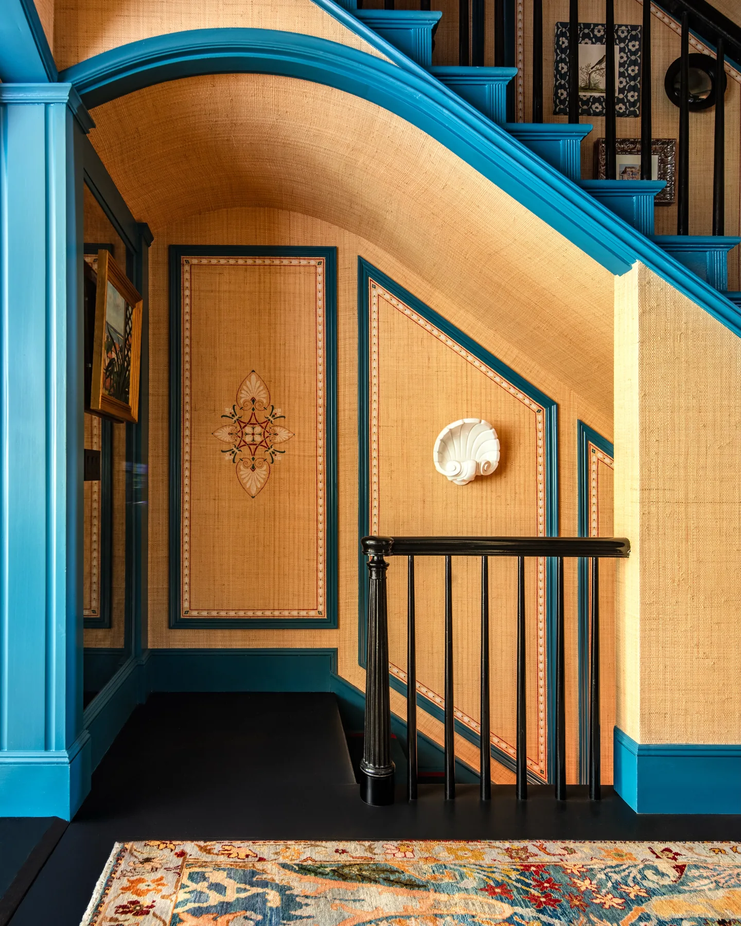Room by James Thomas Interiors painted in Coat of Arms