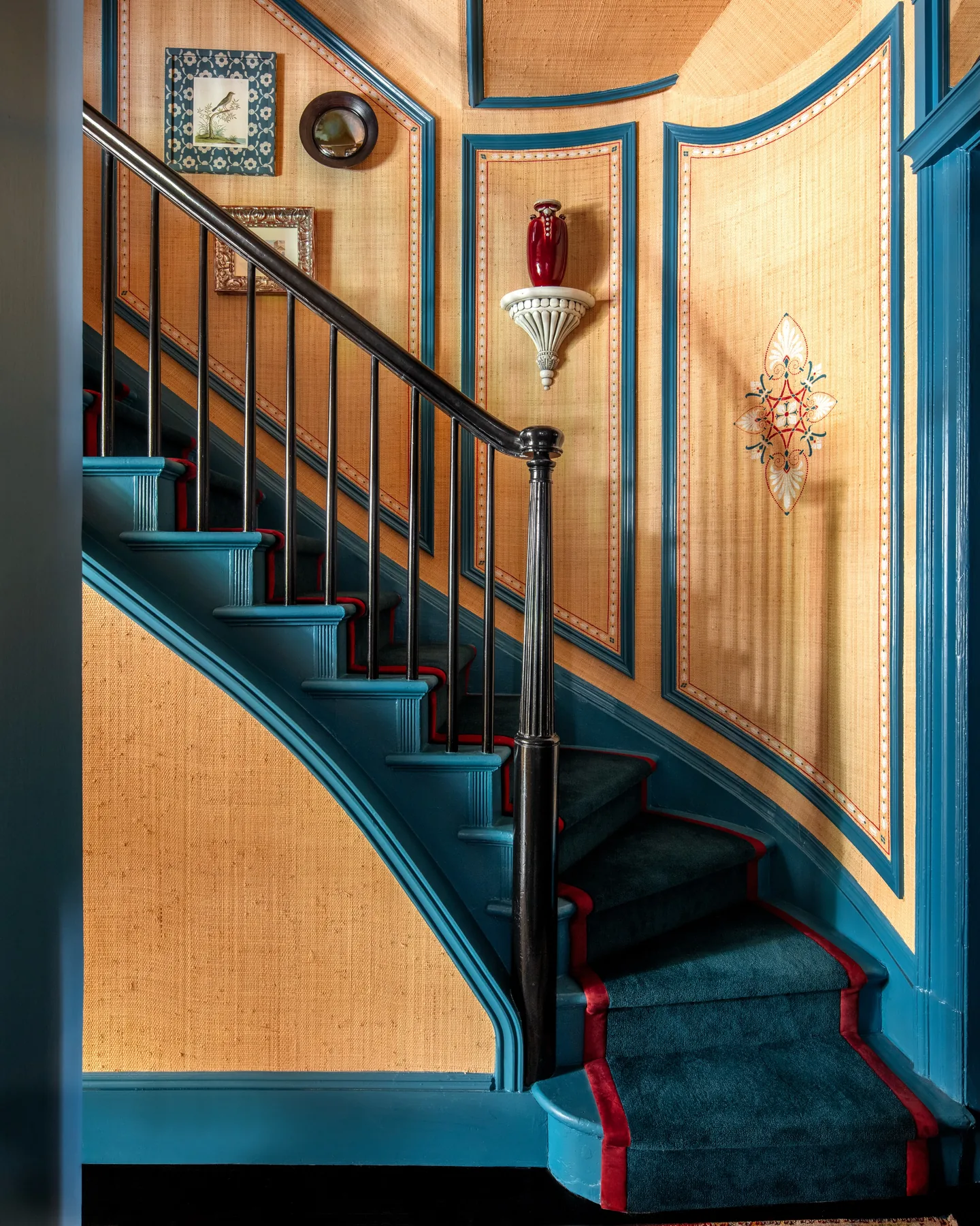 Room by James Thomas Interiors painted in Coat of Arms