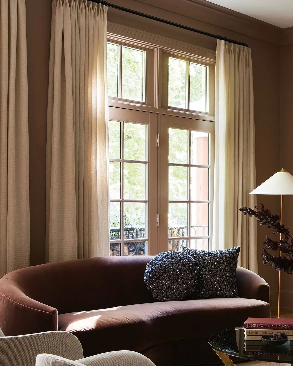 Room by Kristen Ekeland Interiors painted in Dead Salmon