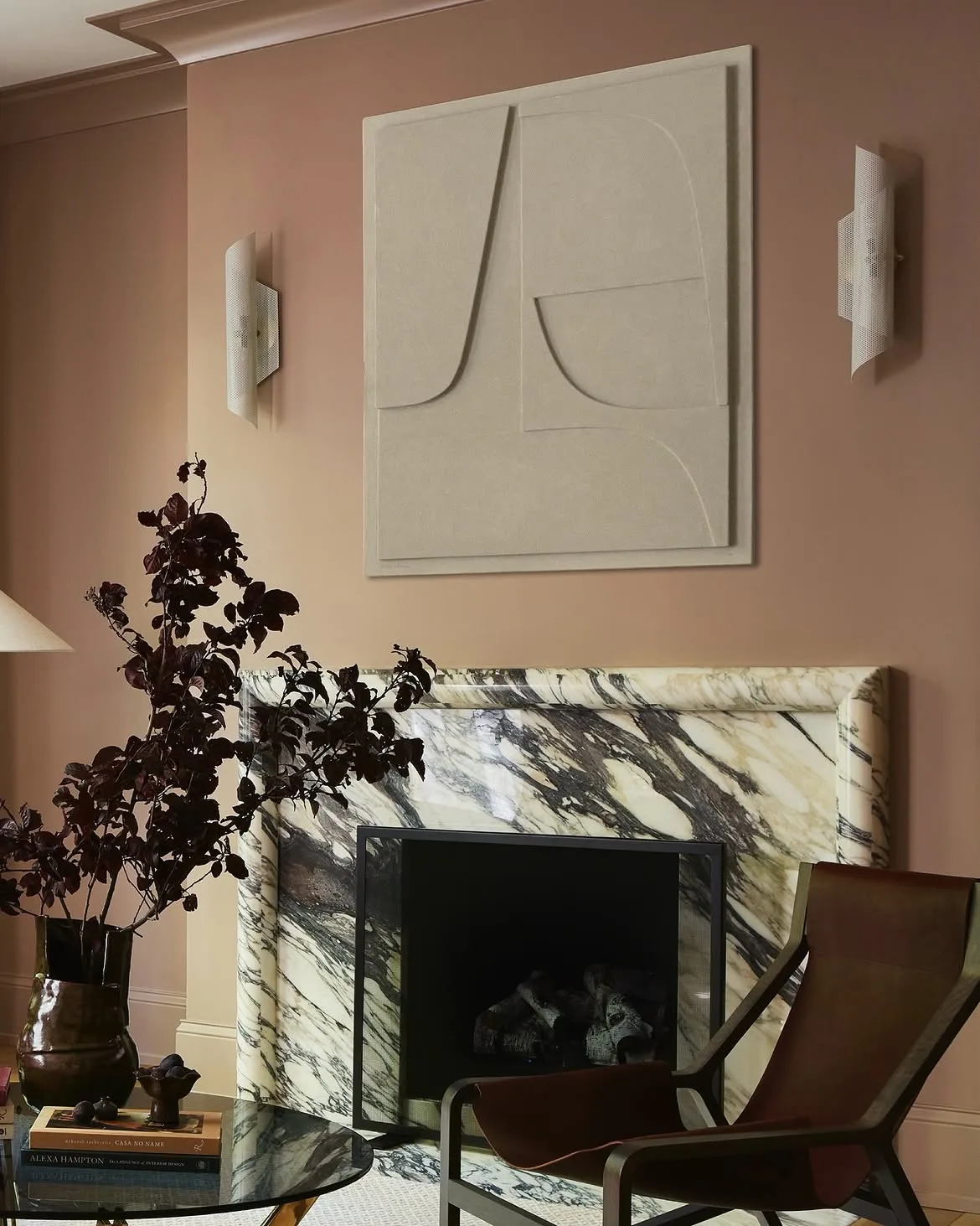 Room by Kristen Ekeland Interiors painted in Dead Salmon