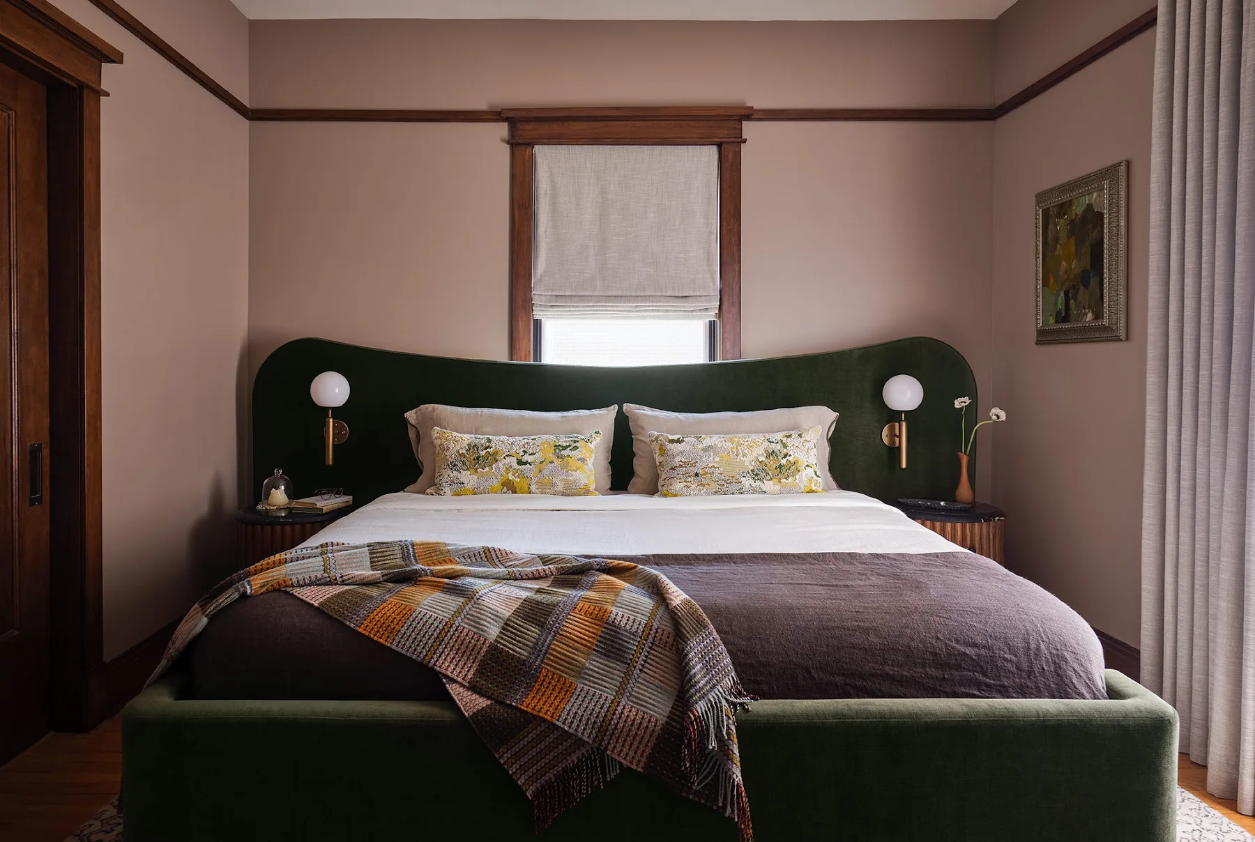 Room by Sarah Montgomery Interiors painted in Dead Salmon