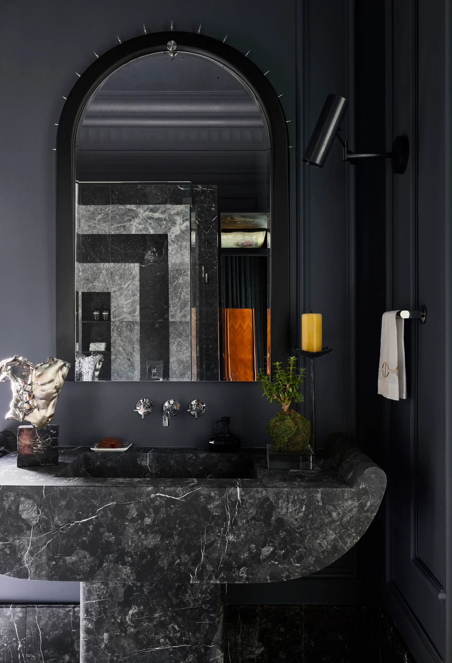 Room by Donna Mondi Interior Design painted in Deep Secret