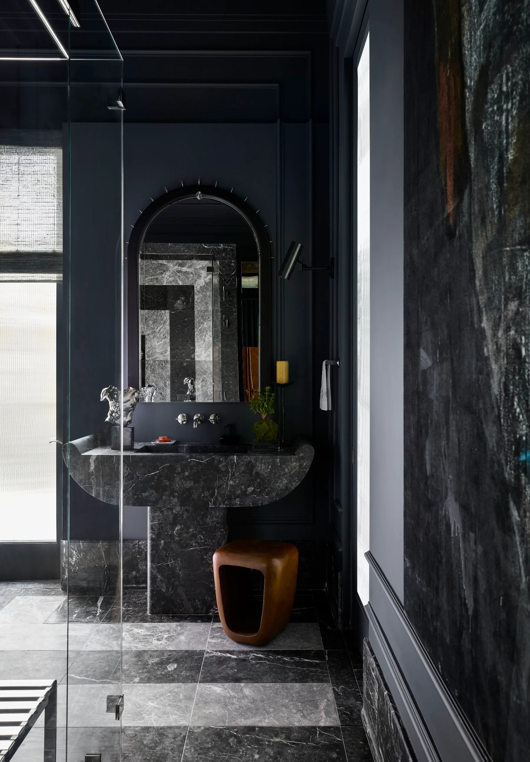 Room by Donna Mondi Interior Design painted in Deep Secret