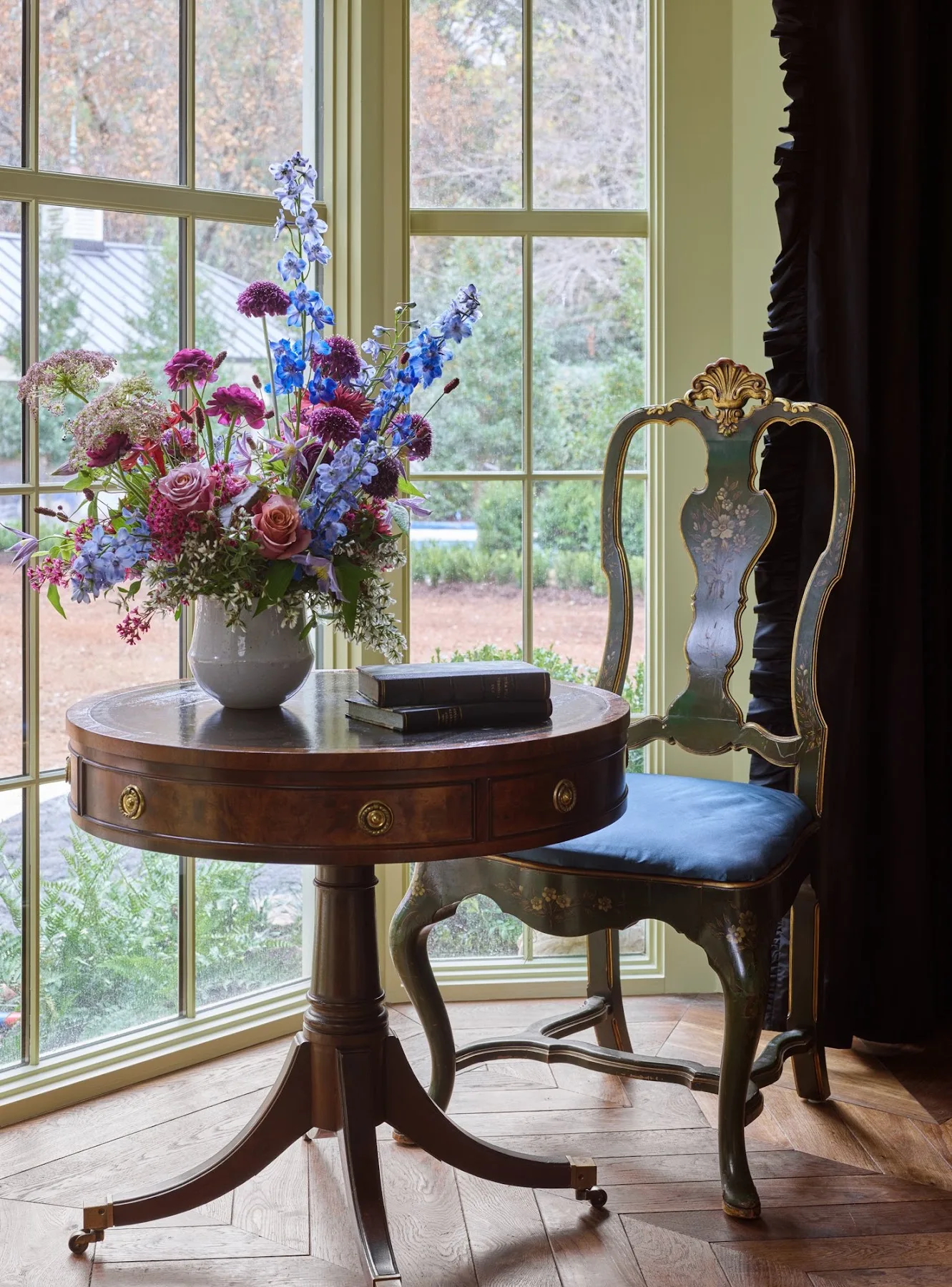 Room by Gordon Dunning Interior Design Studio painted in Grasshopper