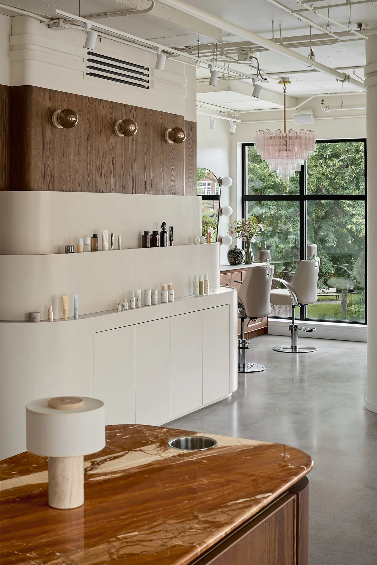 Room by Blanc Marine Intérieurs painted in Gray Envelope