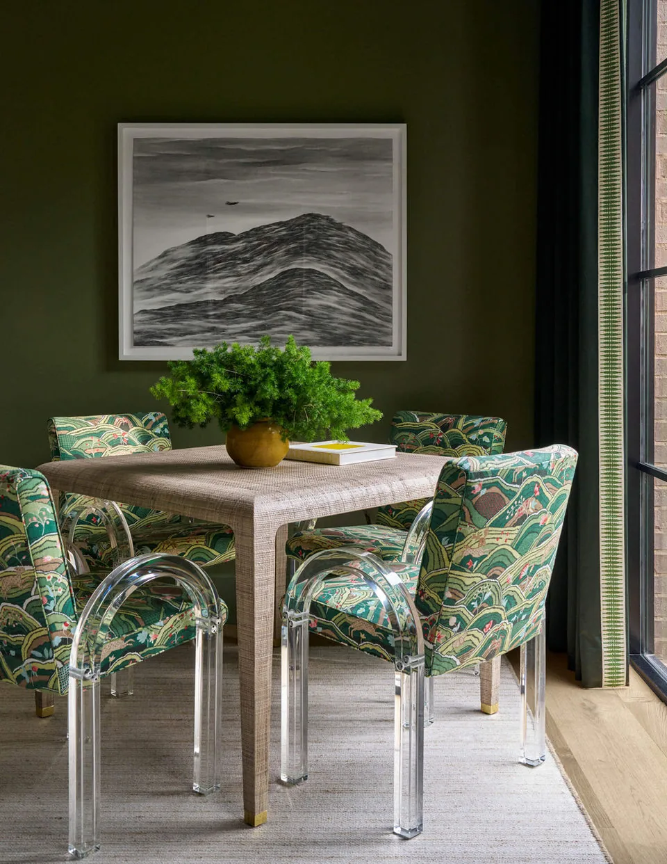 Room by Samantha Fischer Studio painted in Great Barrington Green