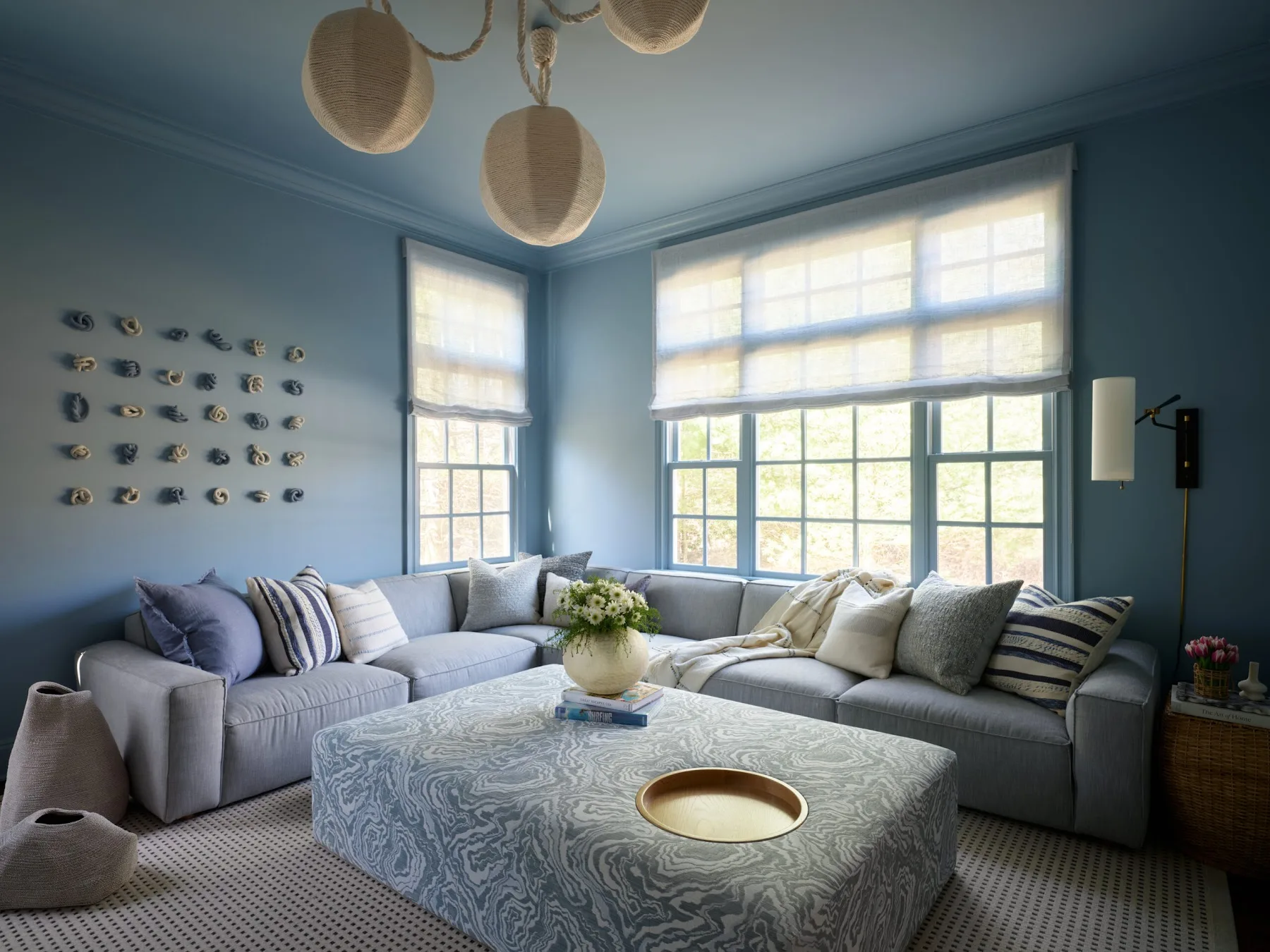 Room by Marina Hanisch Interiors painted in Kittiwake