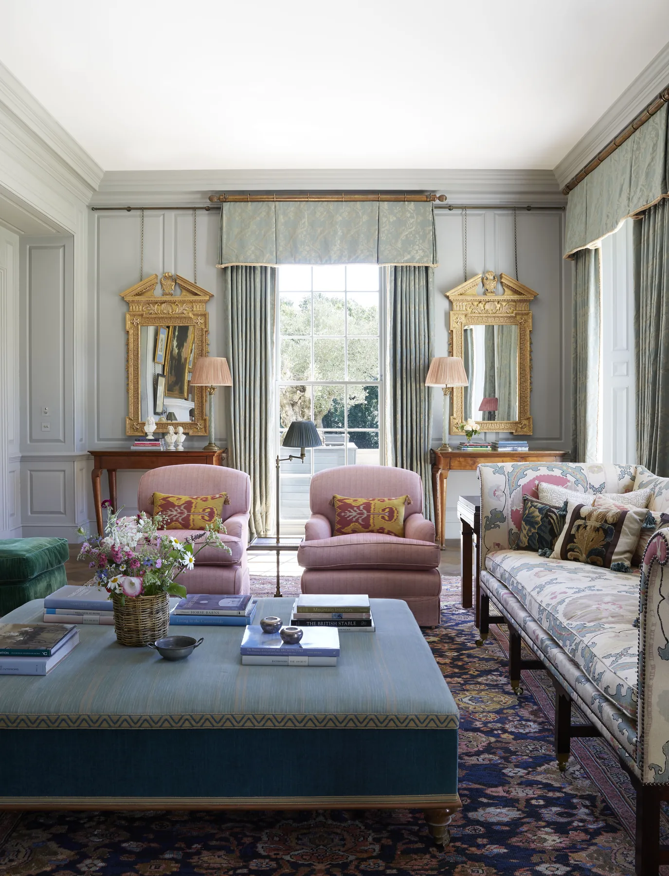 Room by VSP Interiors painted in Lamp Room Gray