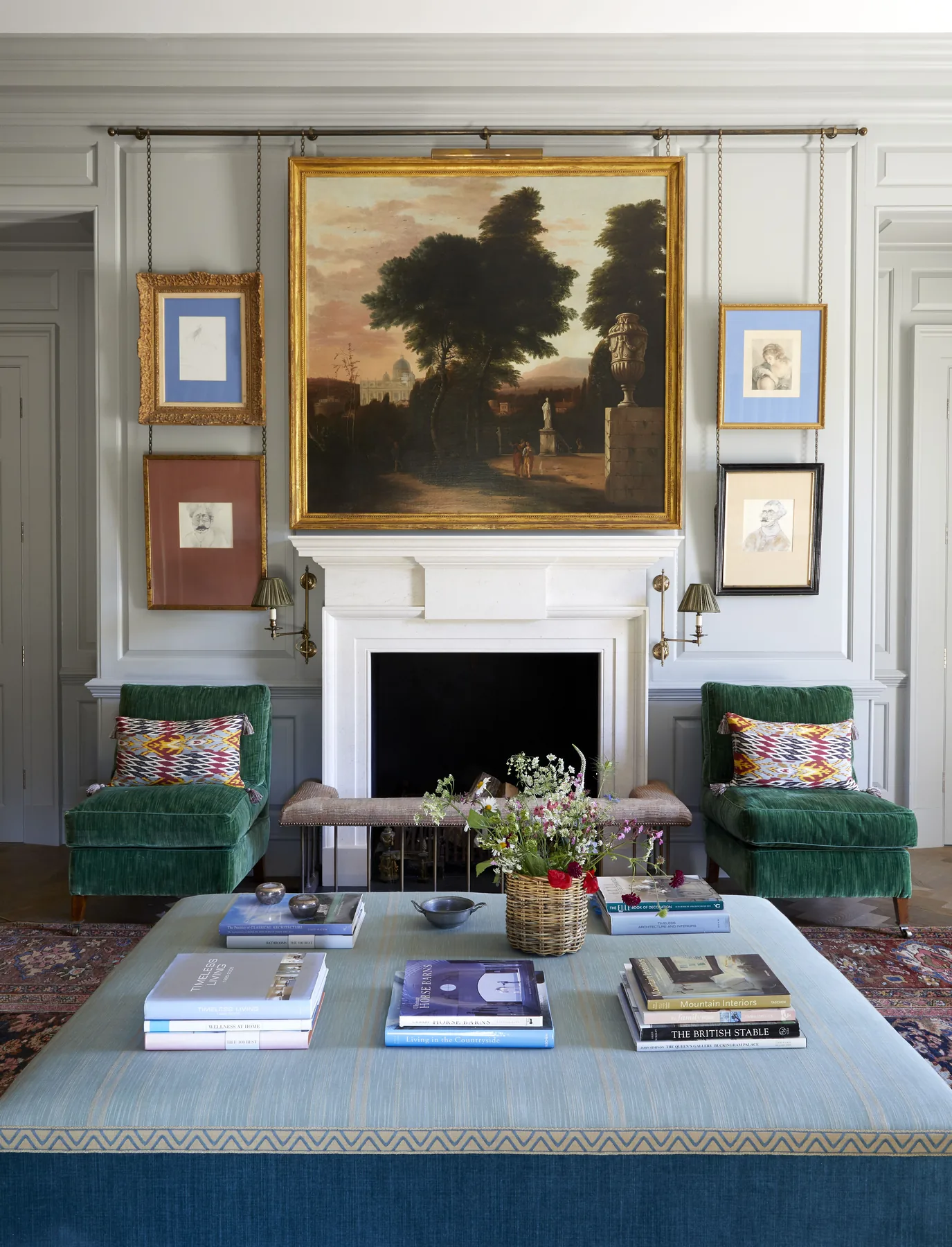 Room by VSP Interiors painted in Lamp Room Gray