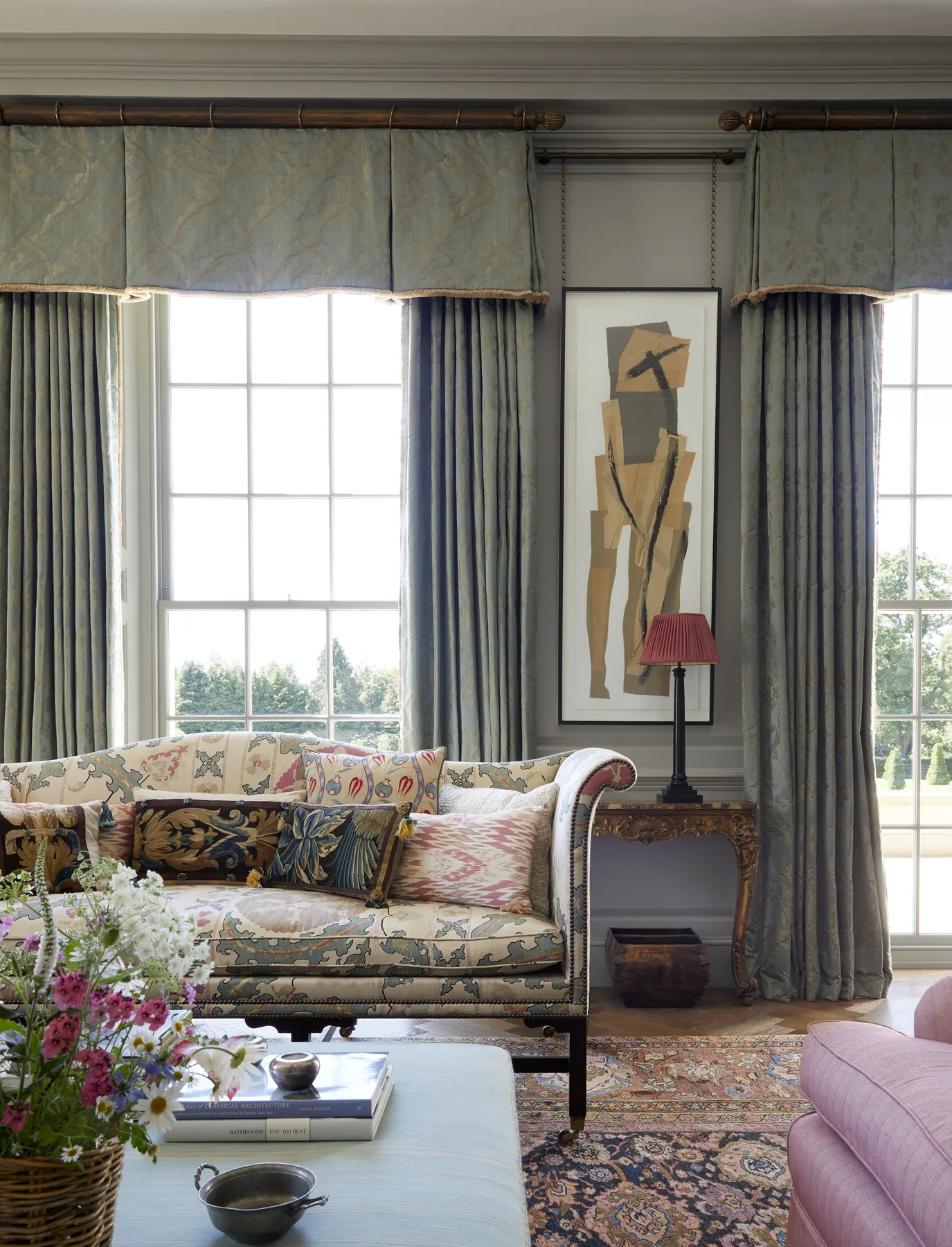 Room by VSP Interiors painted in Lamp Room Gray