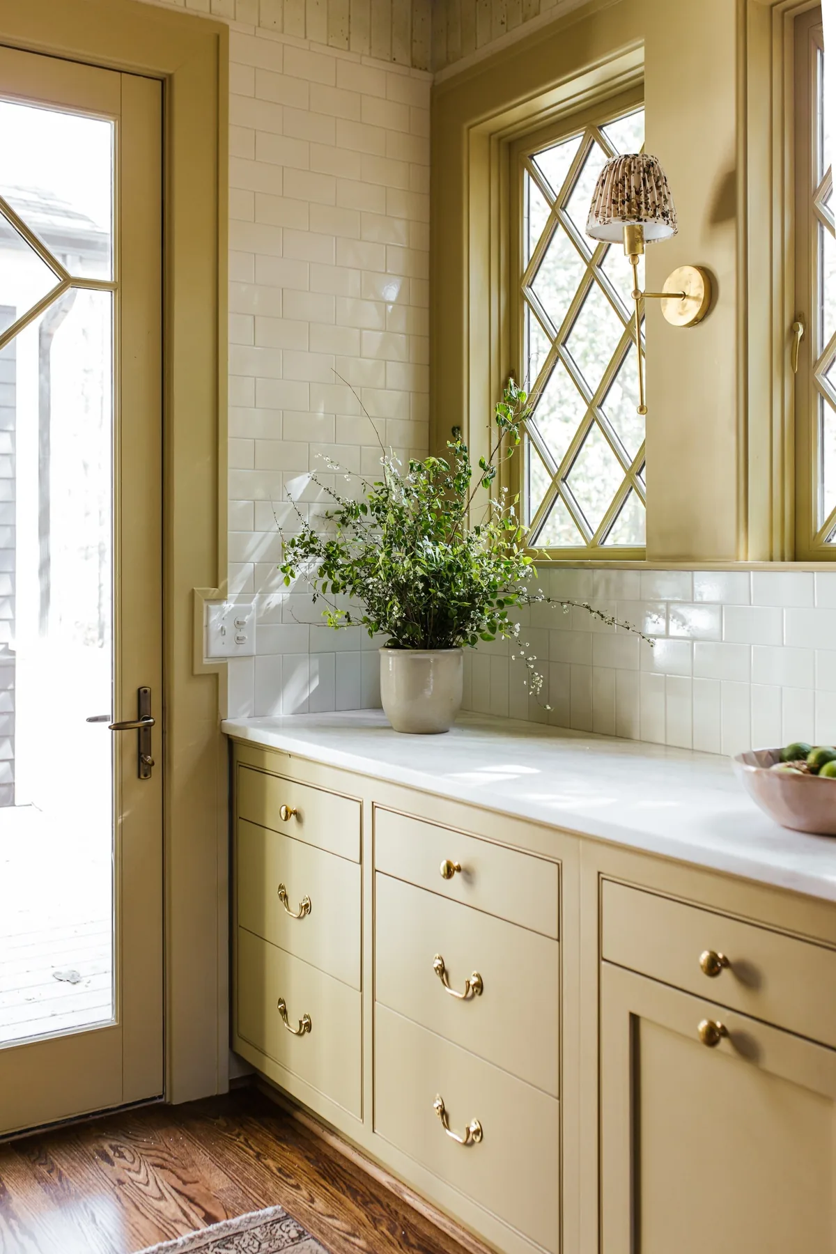 Room by The Misfit House painted in Late Wheat