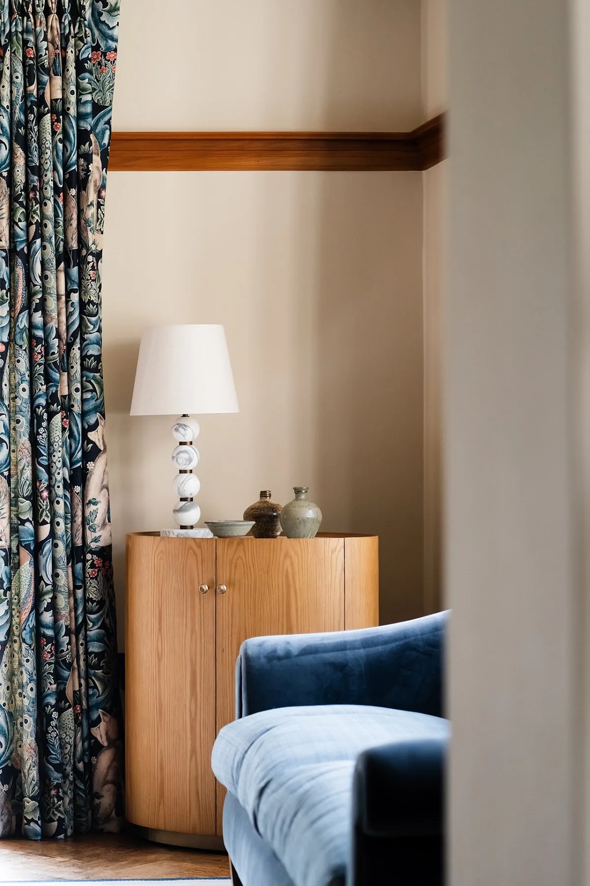 Room by Megan Griffin Interiors painted in Oxford Stone