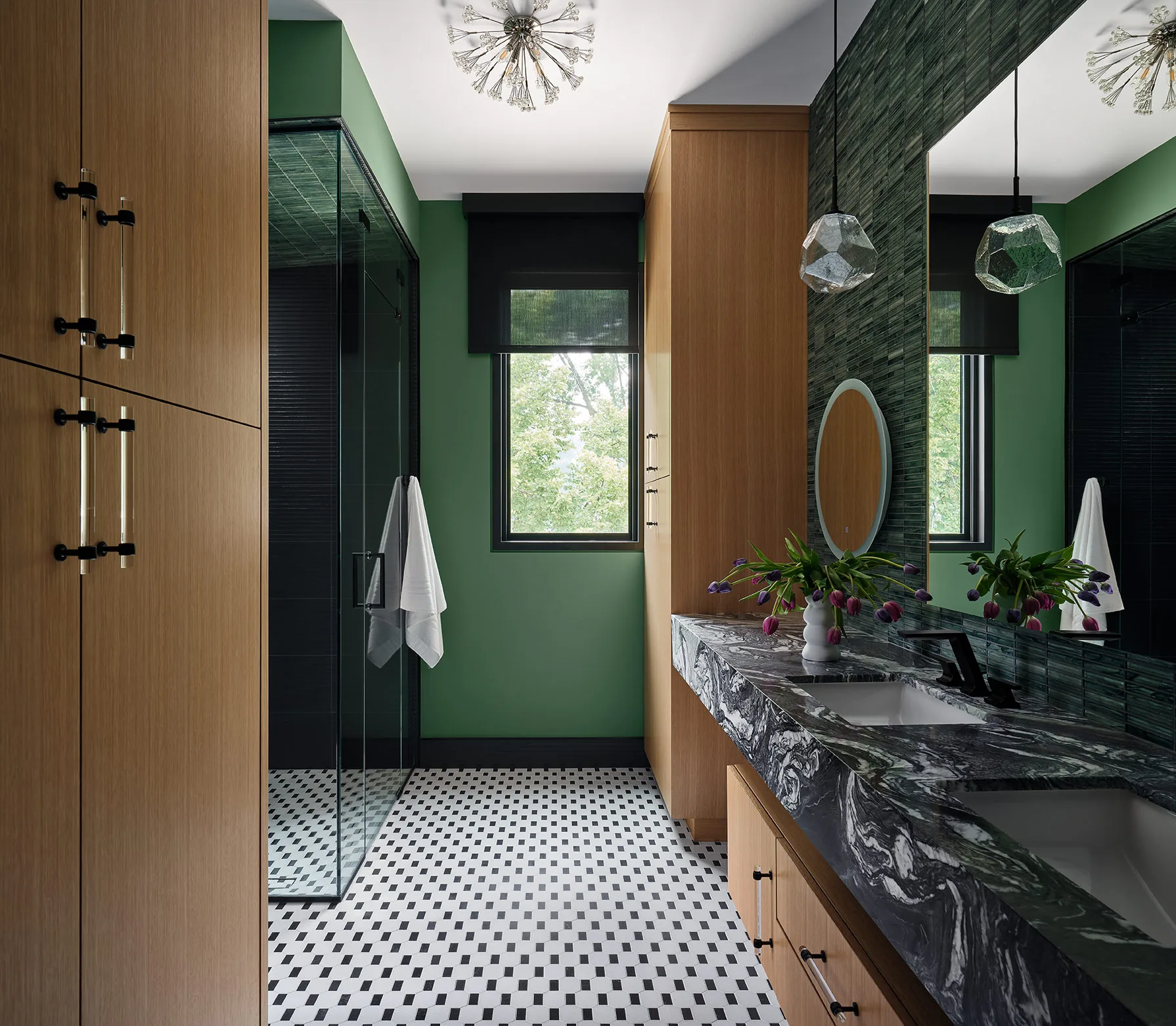 Room by Sarah Jacquelyn Interiors painted in Parsley Snips