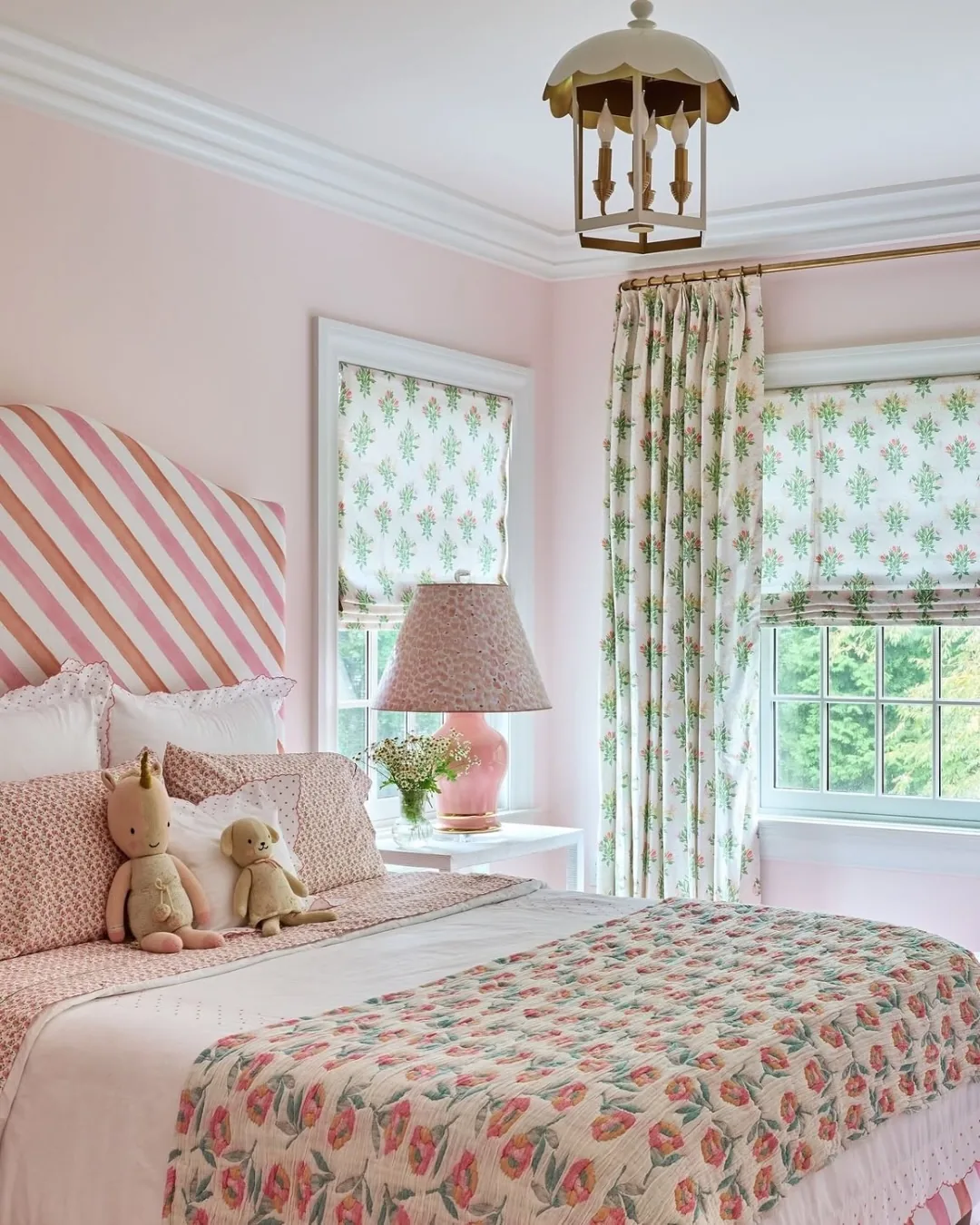 Room by The Kirby Home painted in Pink Cloud