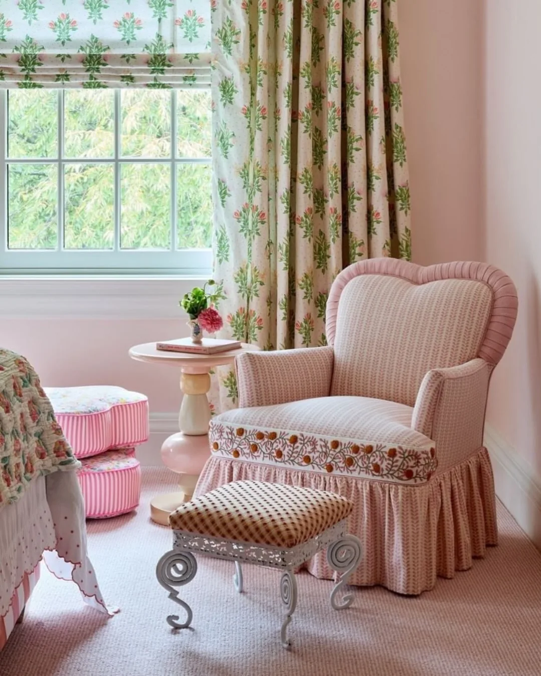 Room by The Kirby Home painted in Pink Cloud
