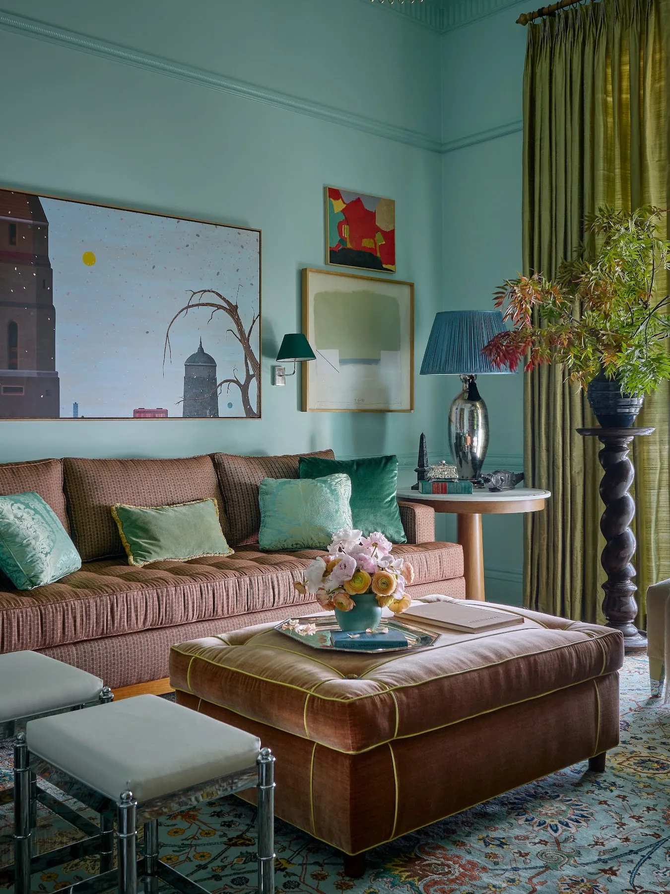 Room by Avery Cox Design painted in Robin's Nest