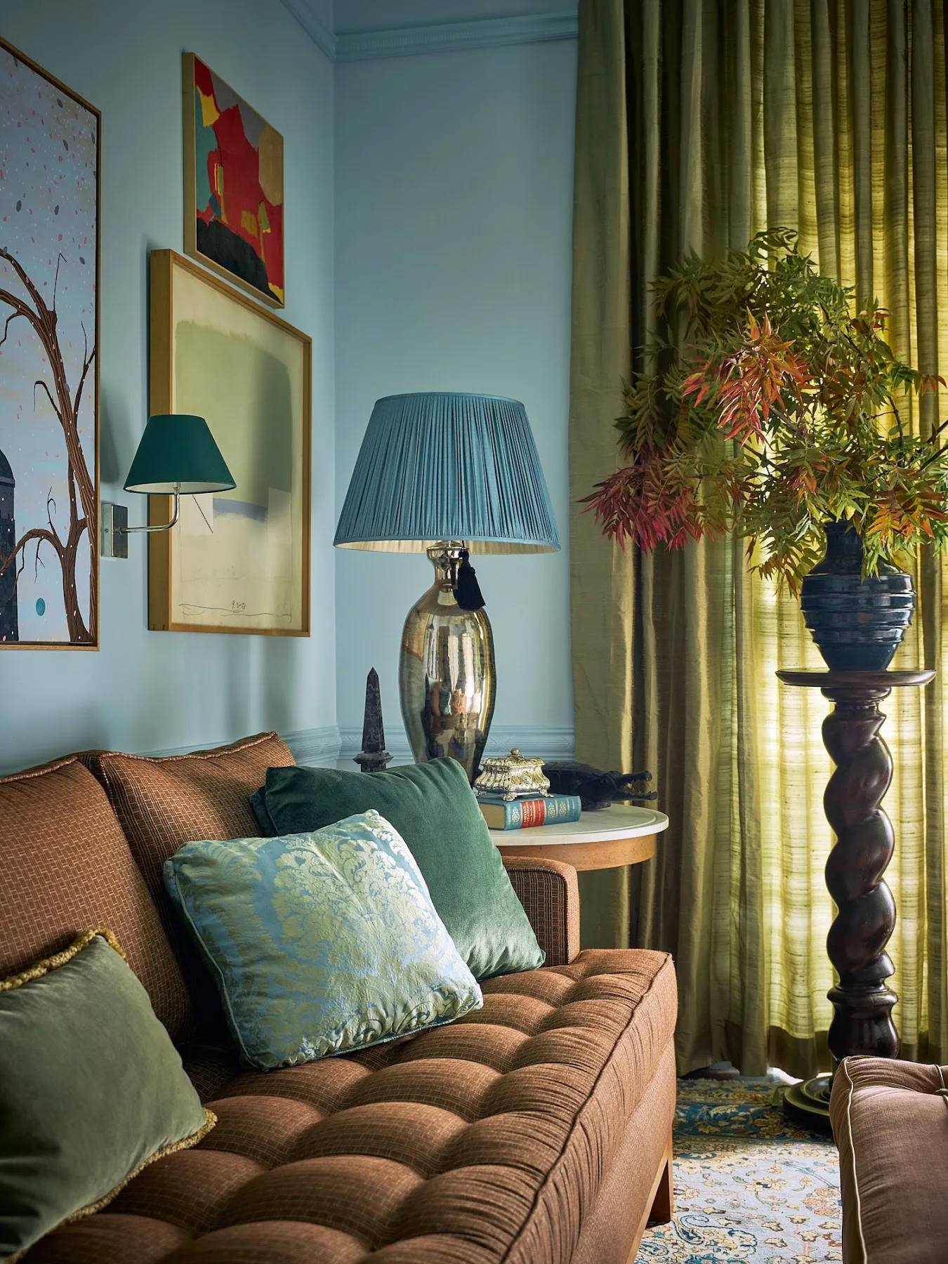 Room by Avery Cox Design painted in Robin's Nest