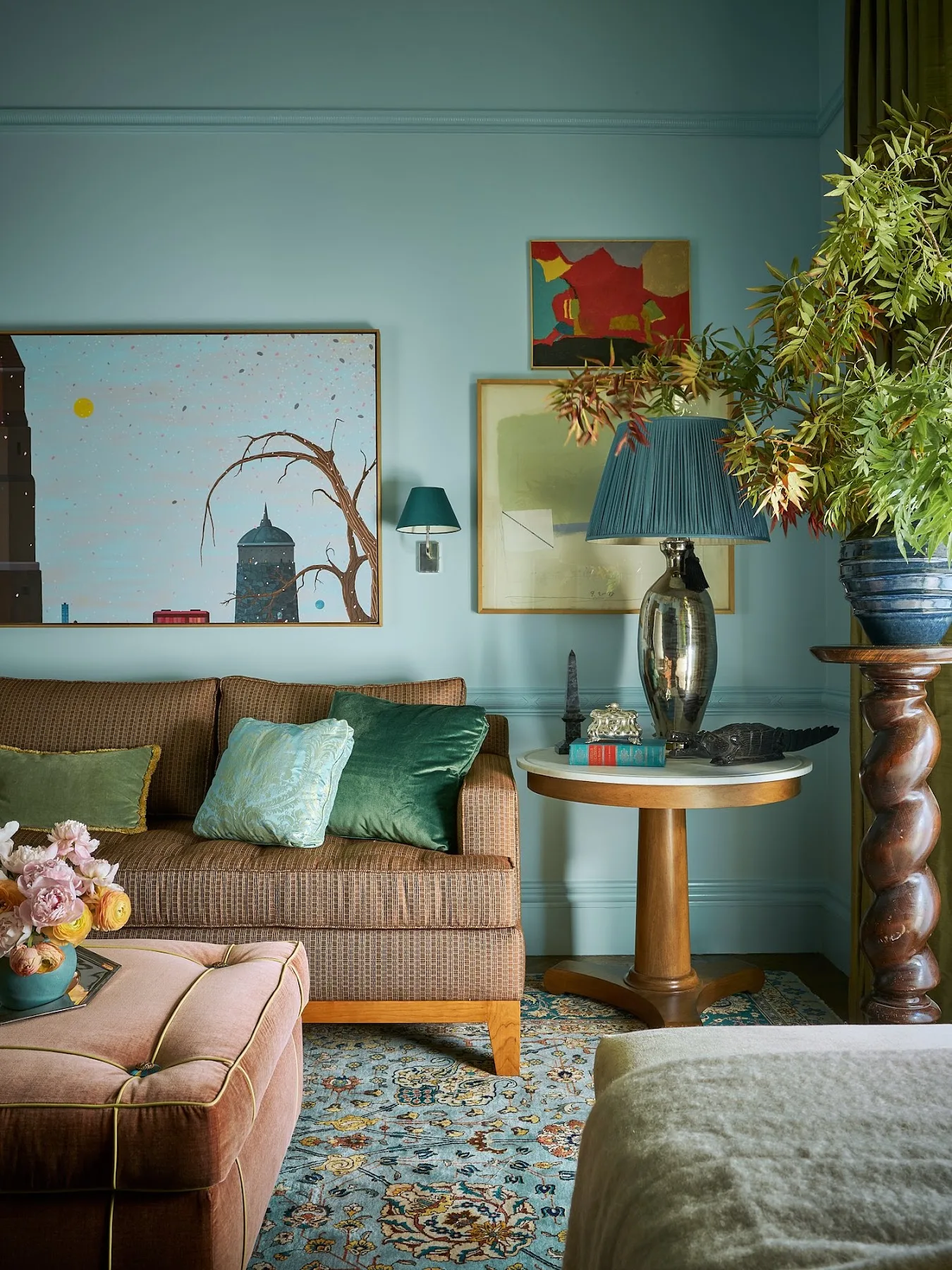 Room by Avery Cox Design painted in Robin's Nest