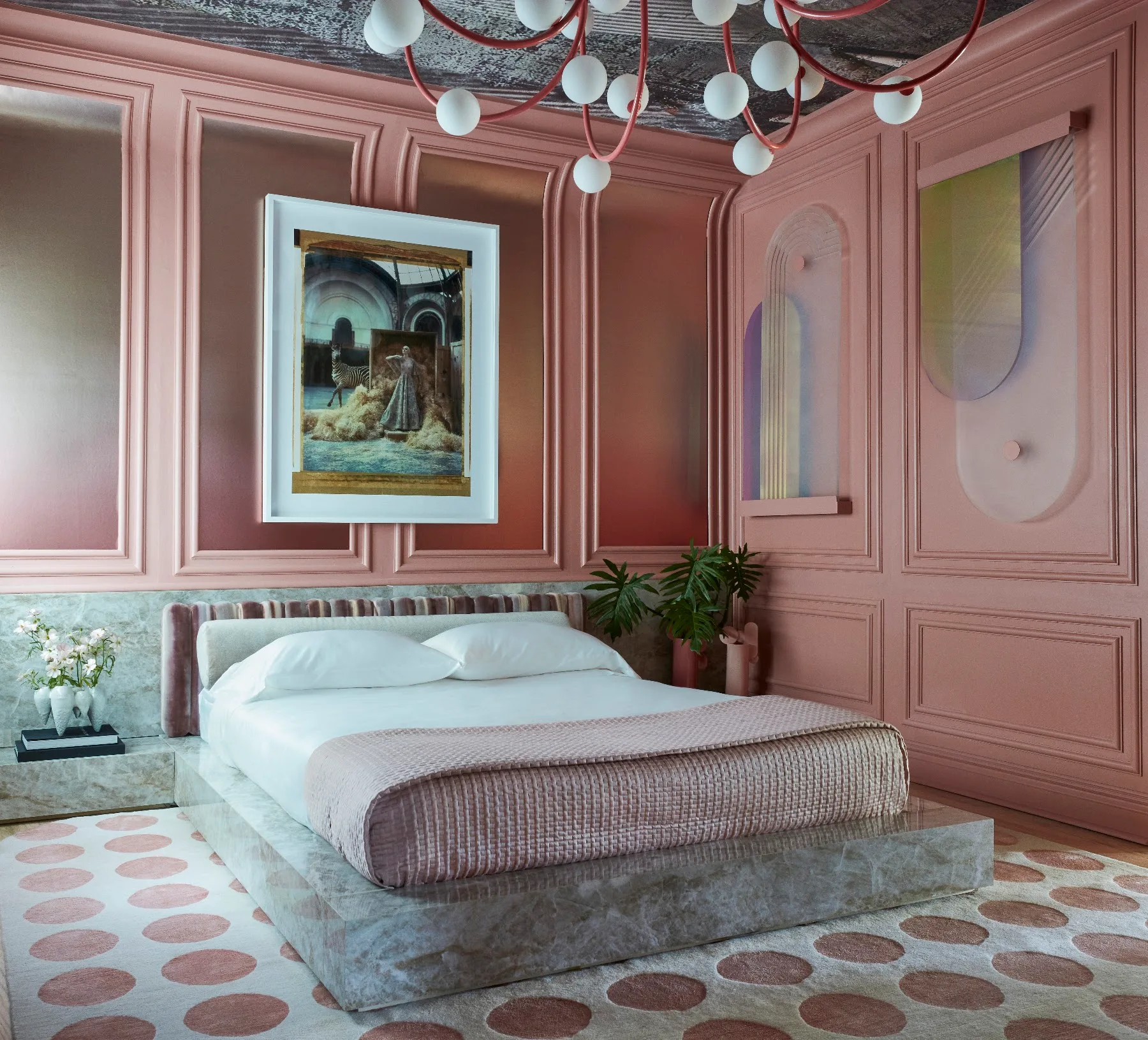 Room by Nina Magon Studio painted in Rosy Tan