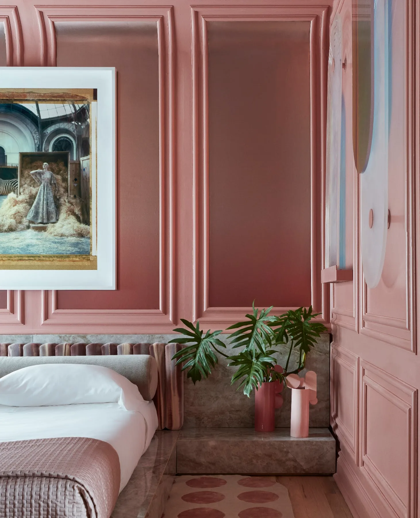 Room by Nina Magon Studio painted in Rosy Tan
