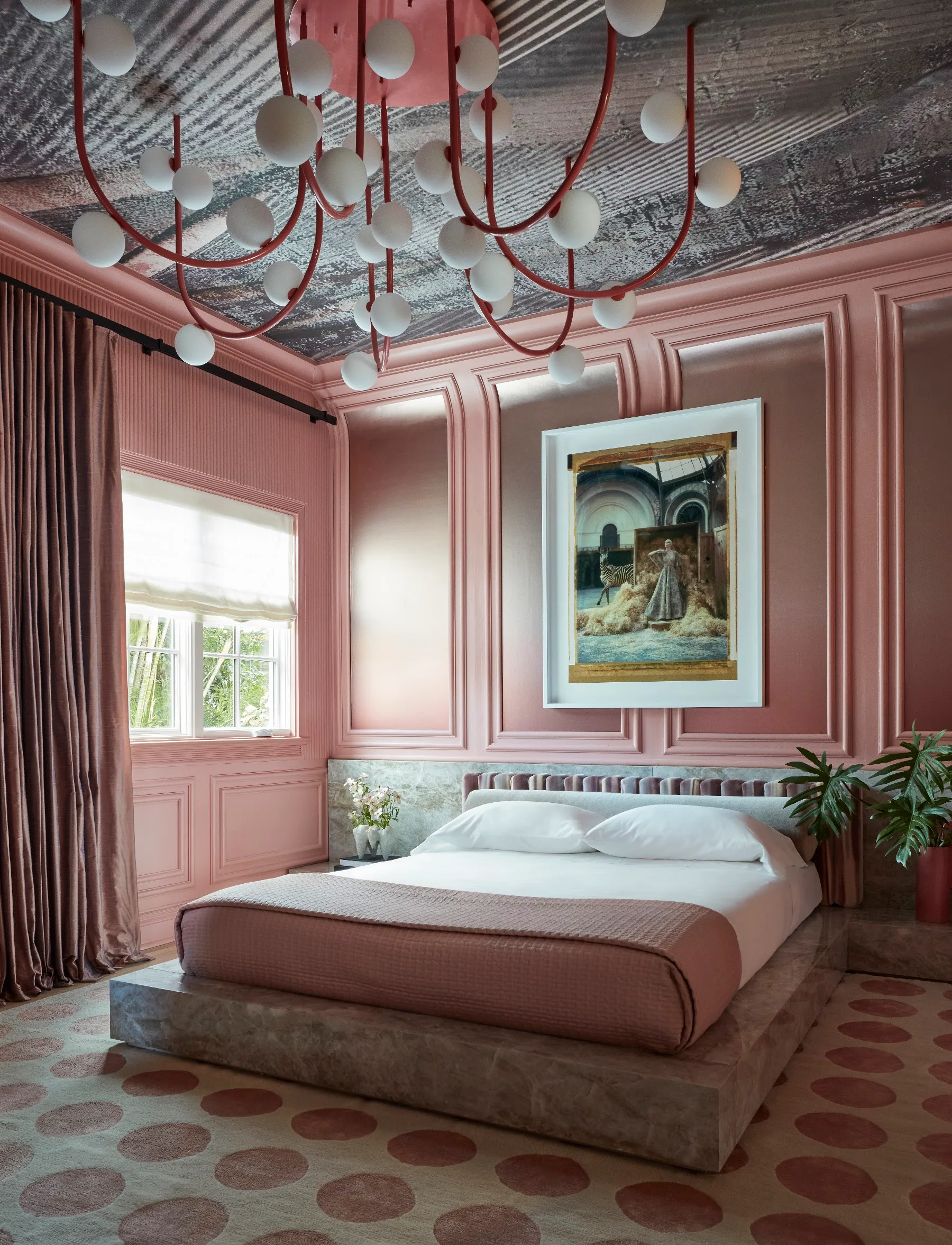Room by Nina Magon Studio painted in Rosy Tan