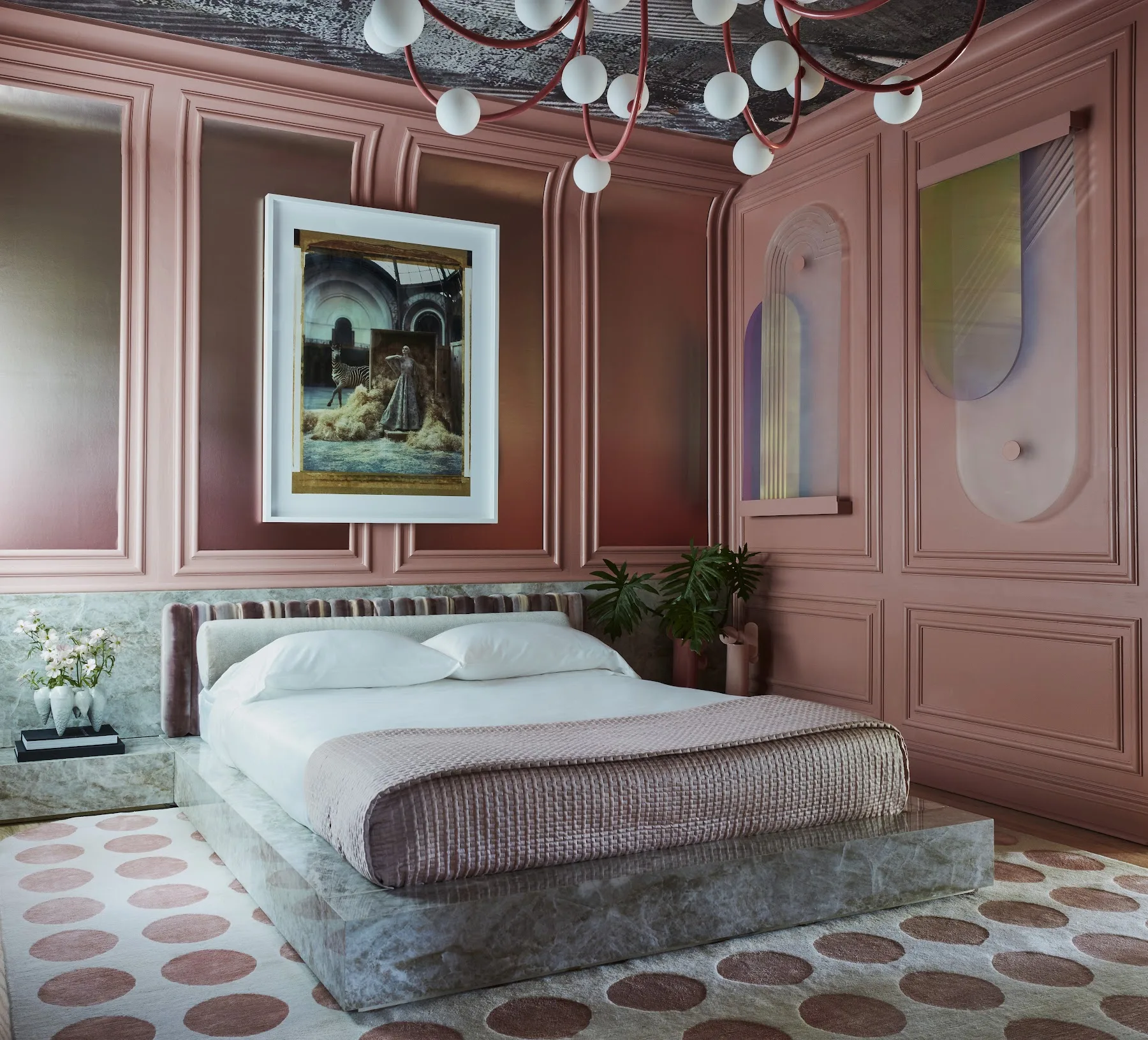 Room by Nina Magon Studio painted in Rosy Tan