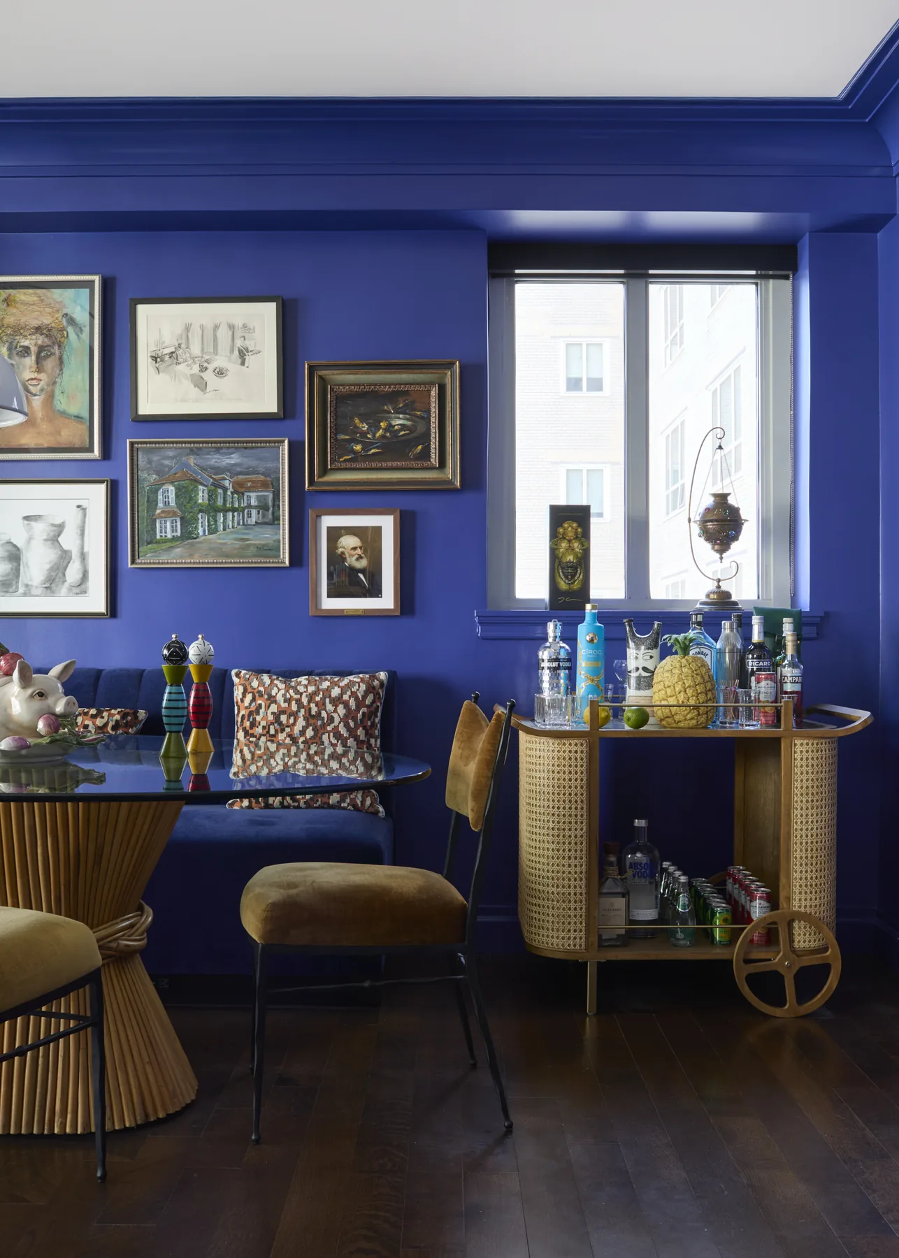 Room by Harry Heissmann Inc. painted in Starry Night Blue