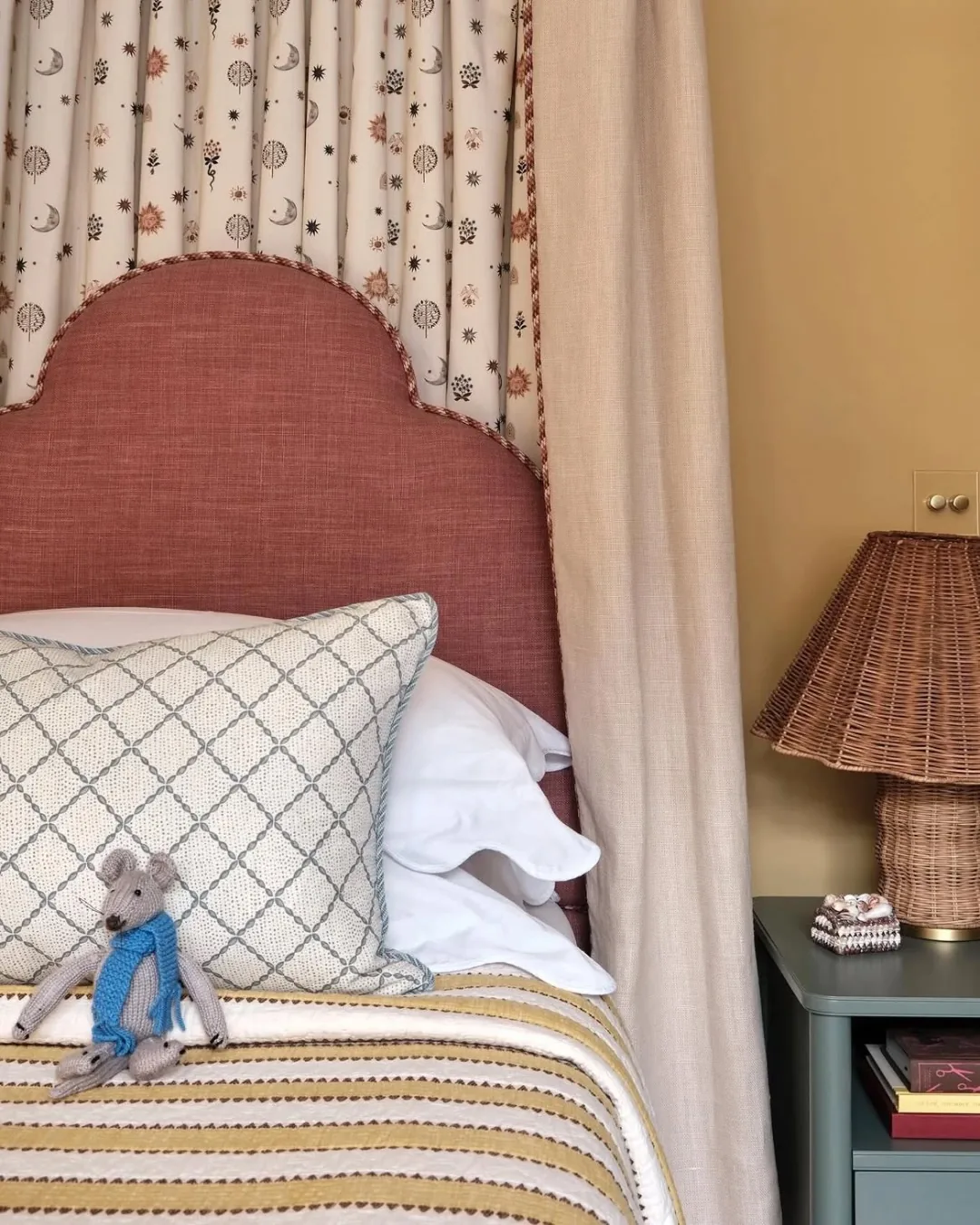 Room by Polly Ashman Design painted in Sudbury Yellow