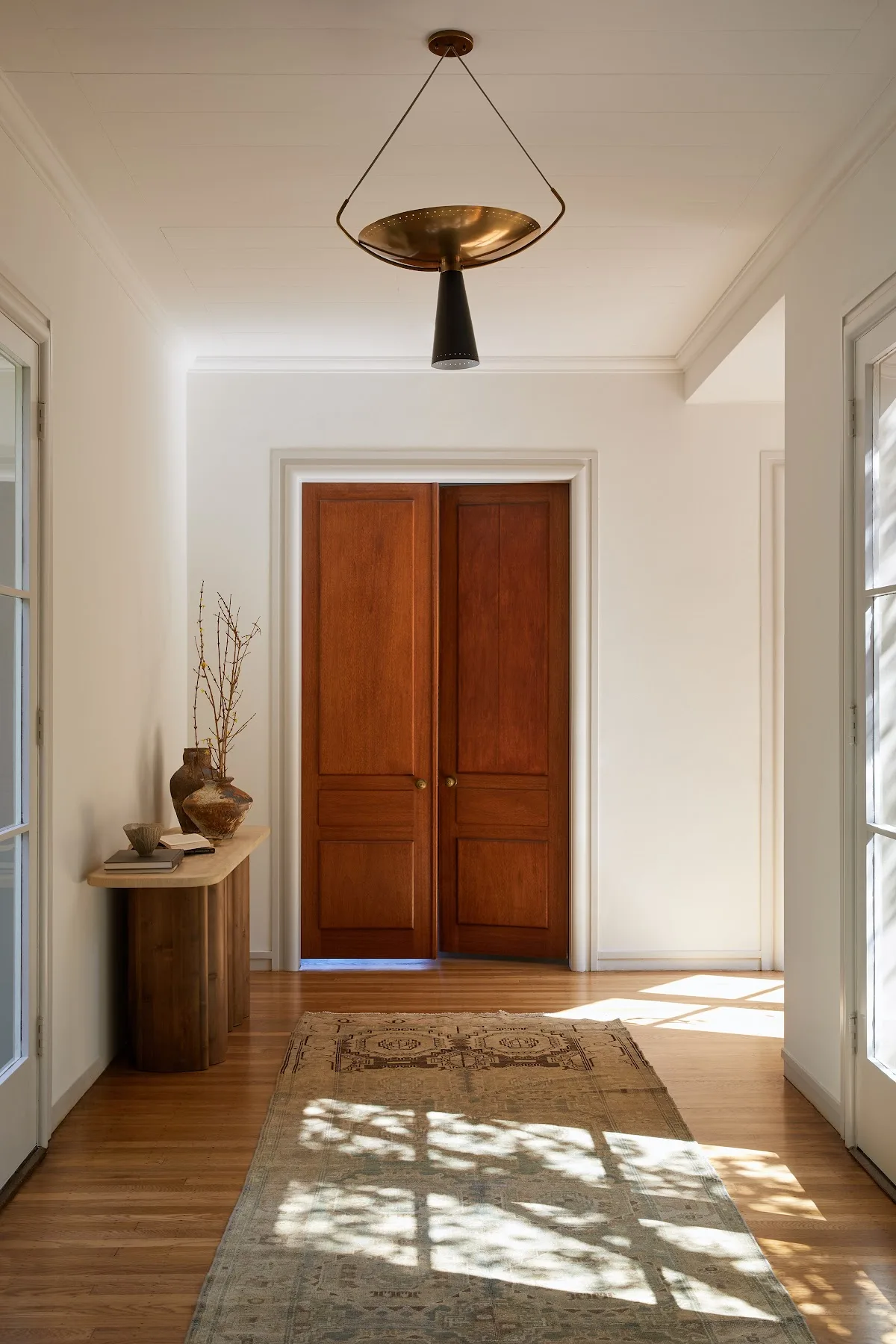 Room by Evgenia Merson Design painted in Swiss Coffee