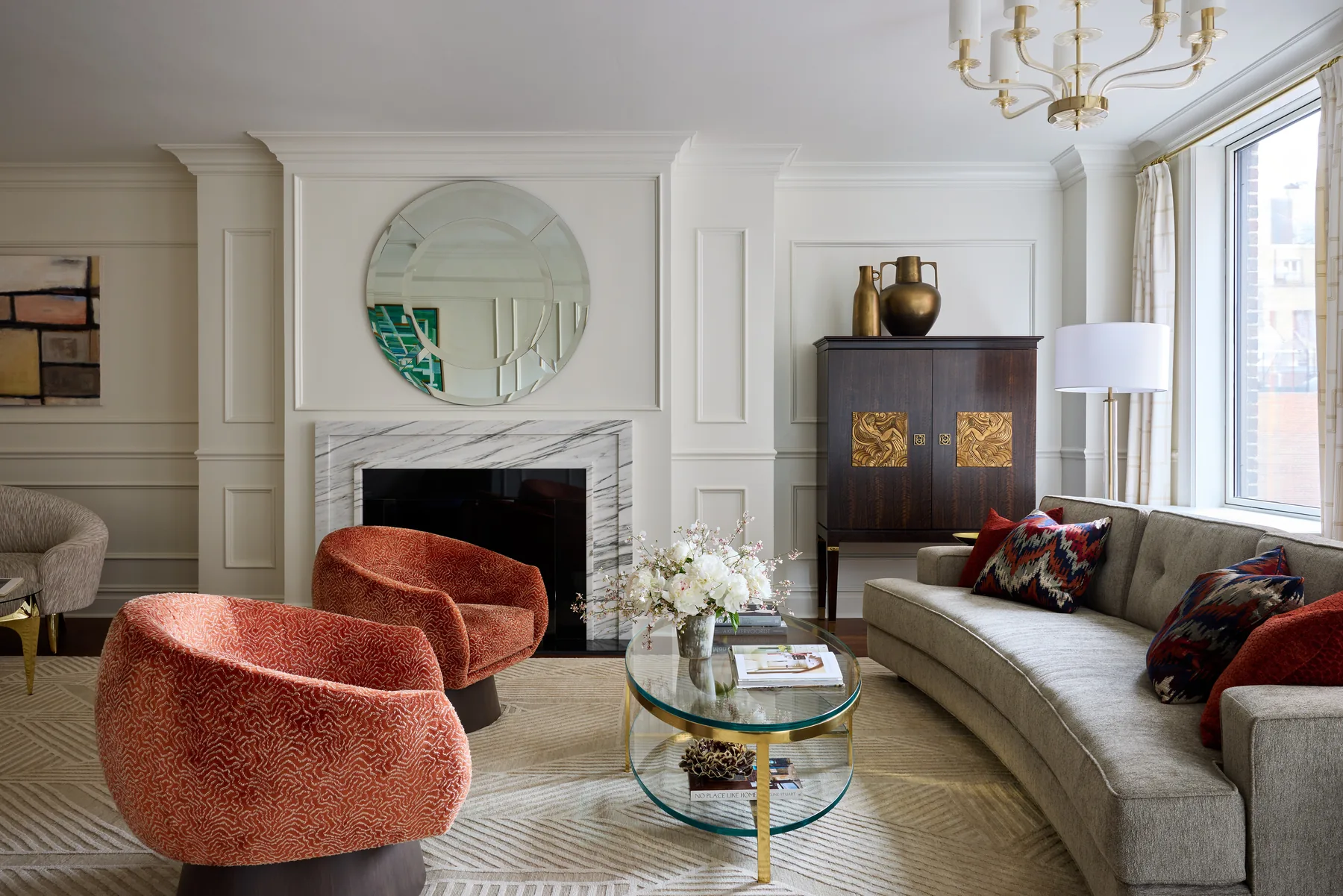 Room by Shelley Cekirge Interiors painted in White Dove