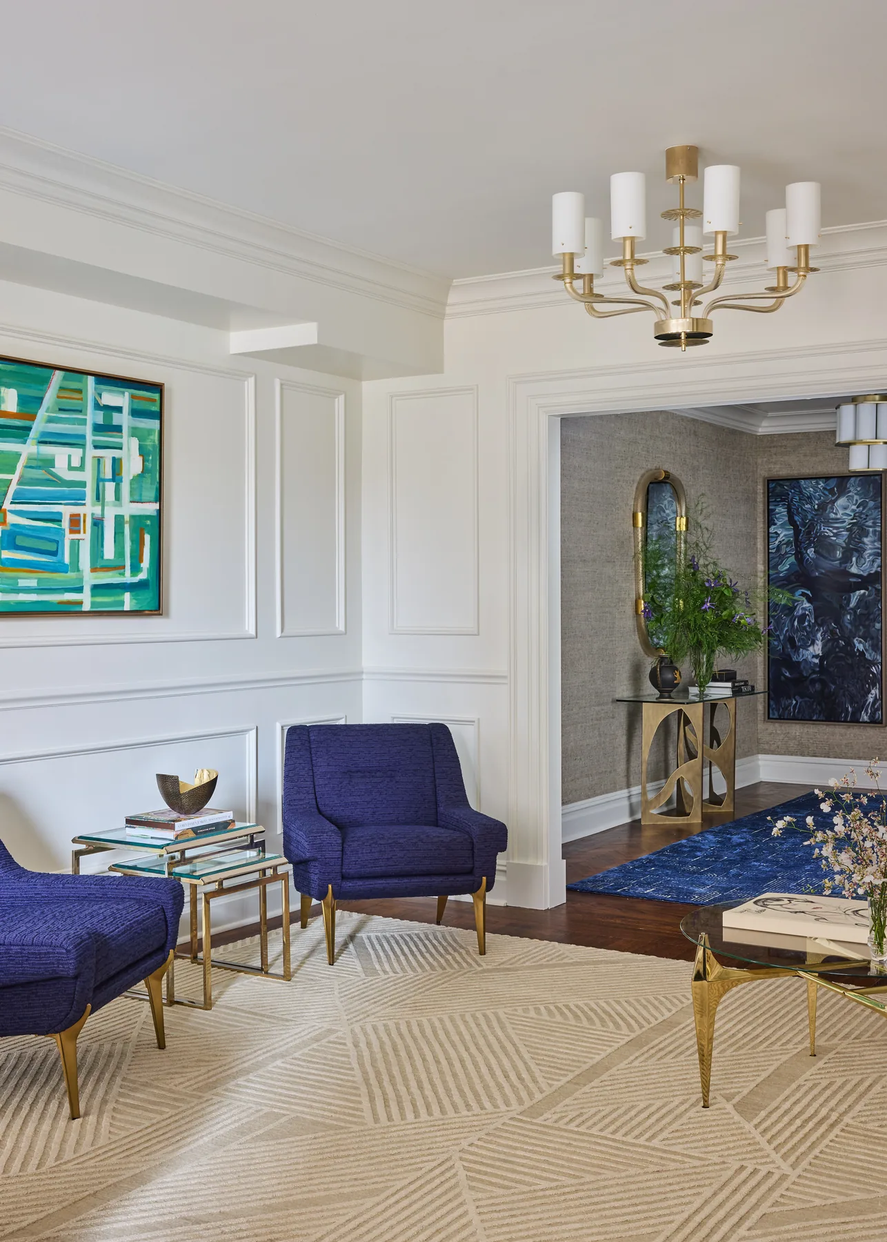 Room by Shelley Cekirge Interiors painted in White Dove