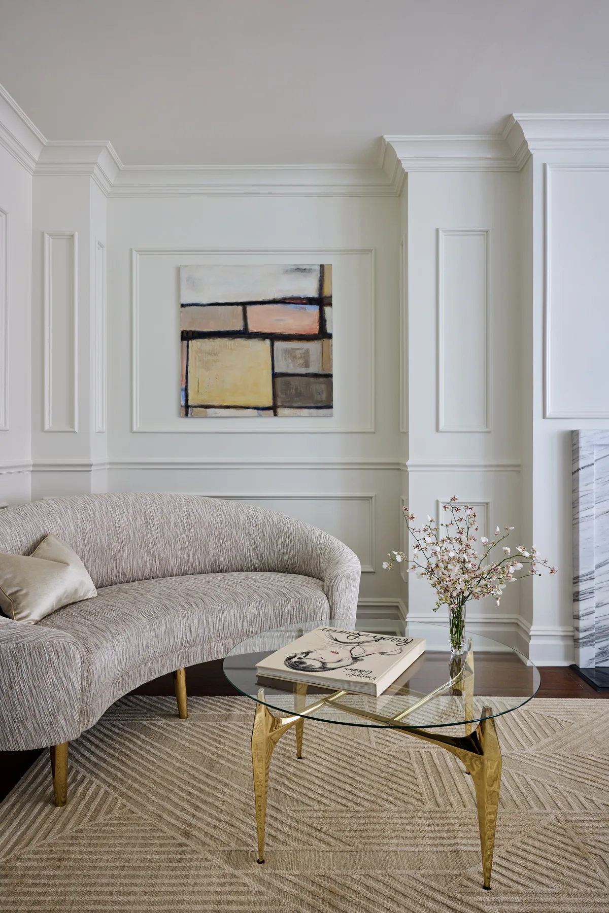 Room by Shelley Cekirge Interiors painted in White Dove