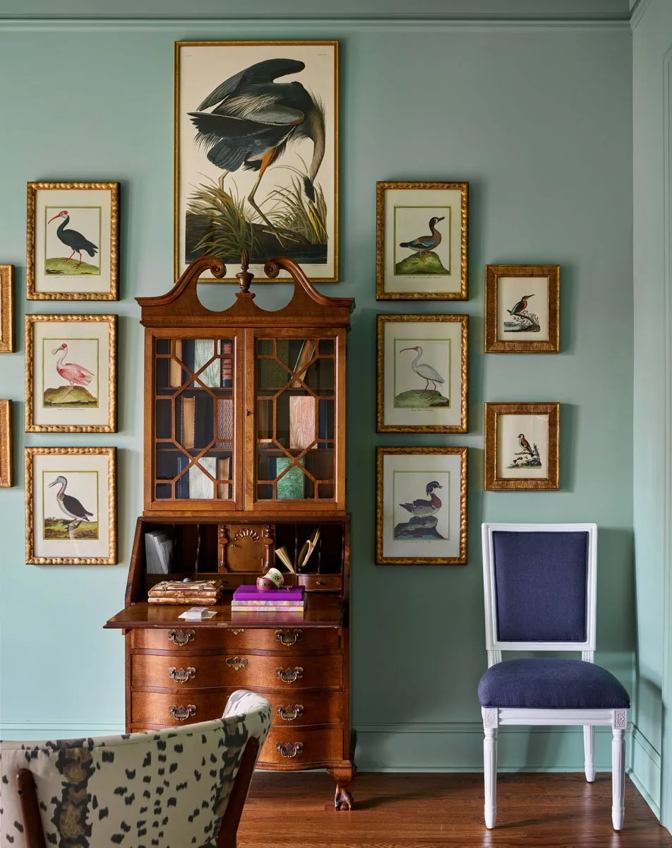 Room by Gordon Dunning Interior Design Studio painted in Wythe Blue