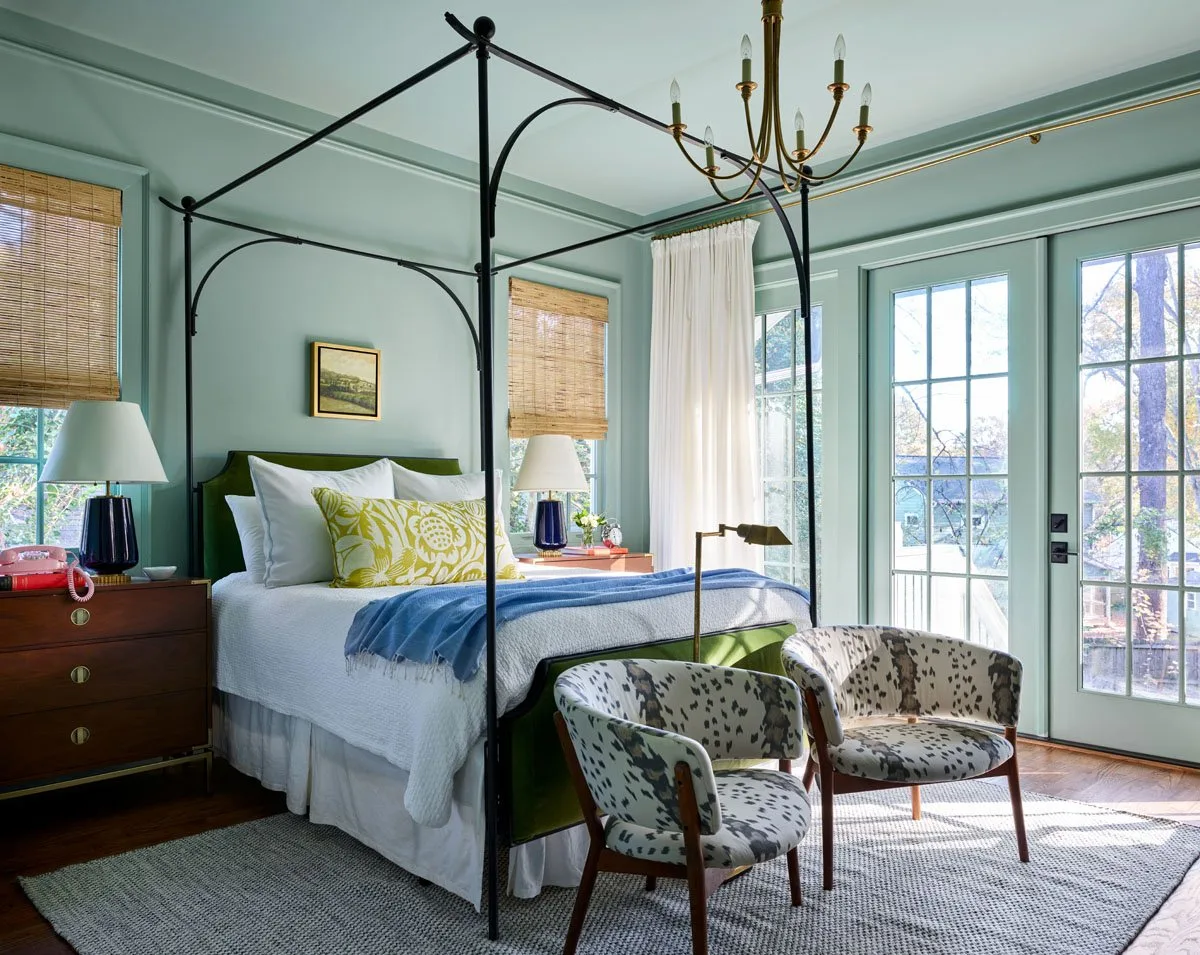 Room by Gordon Dunning Interior Design Studio painted in Wythe Blue