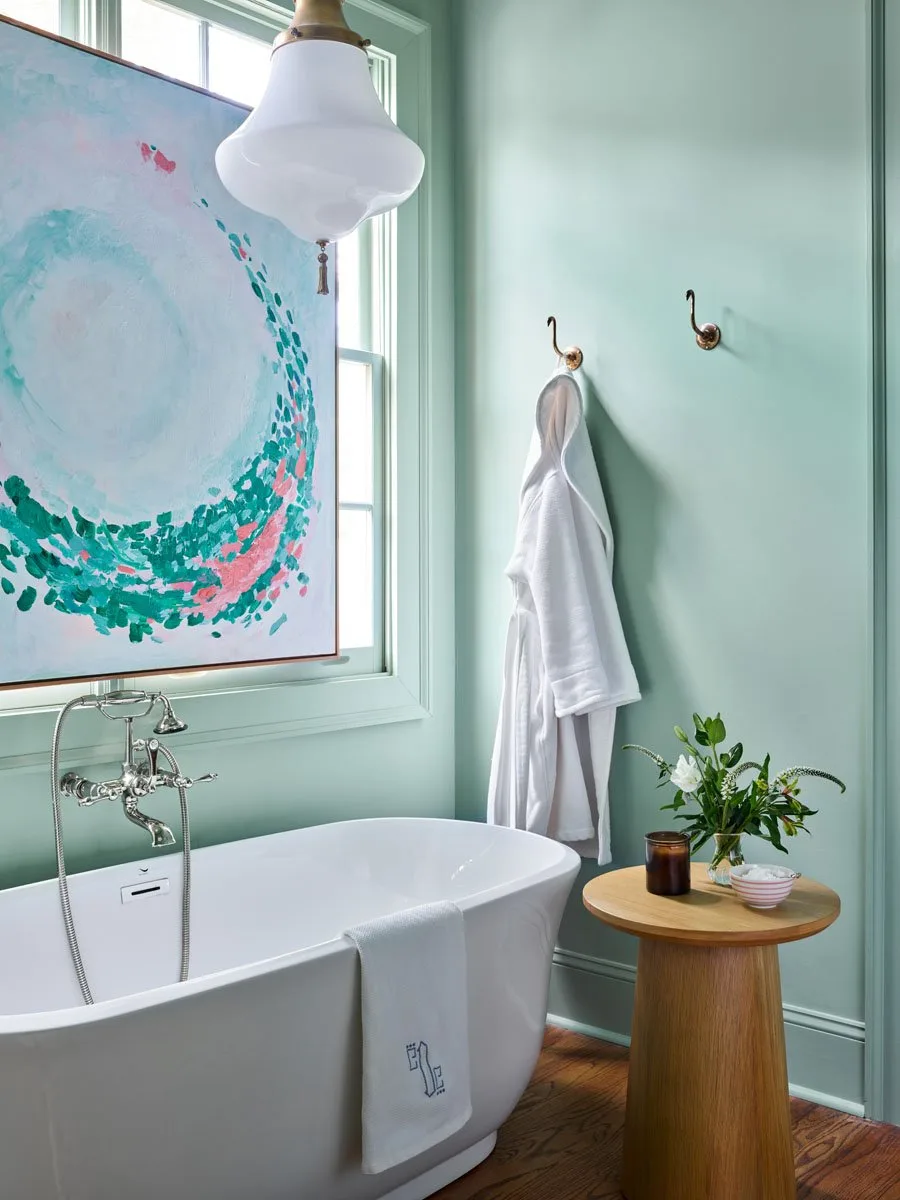 Room by Gordon Dunning Interior Design Studio painted in Wythe Blue